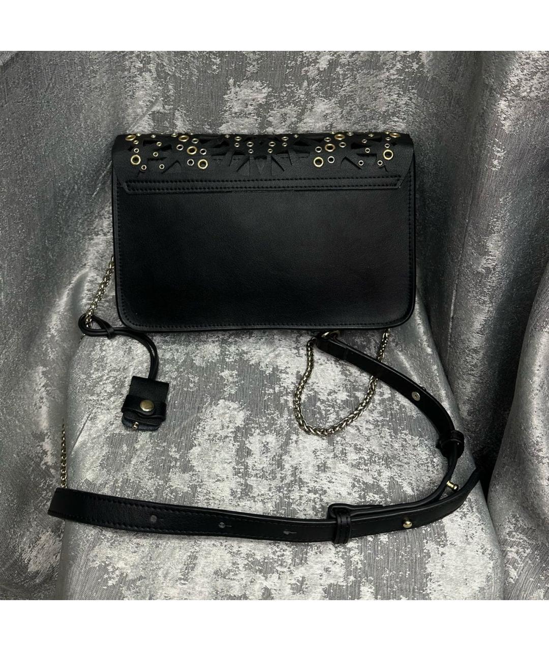 FURLA Черная кожаная сумка через плечо, фото 2
