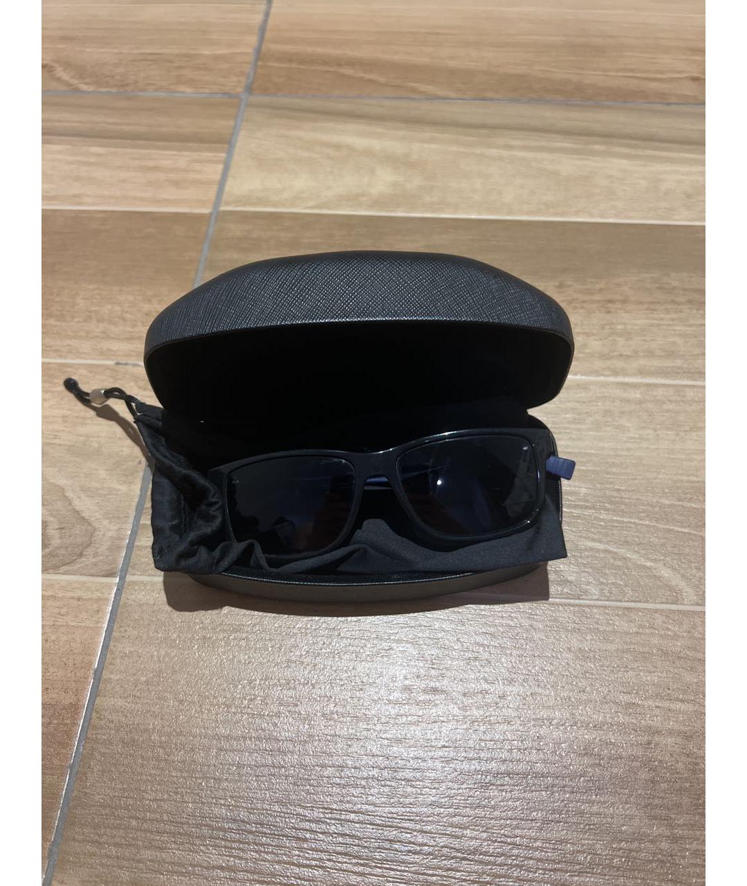 FERRAGAMO Черные пластиковые солнцезащитные очки, фото 4