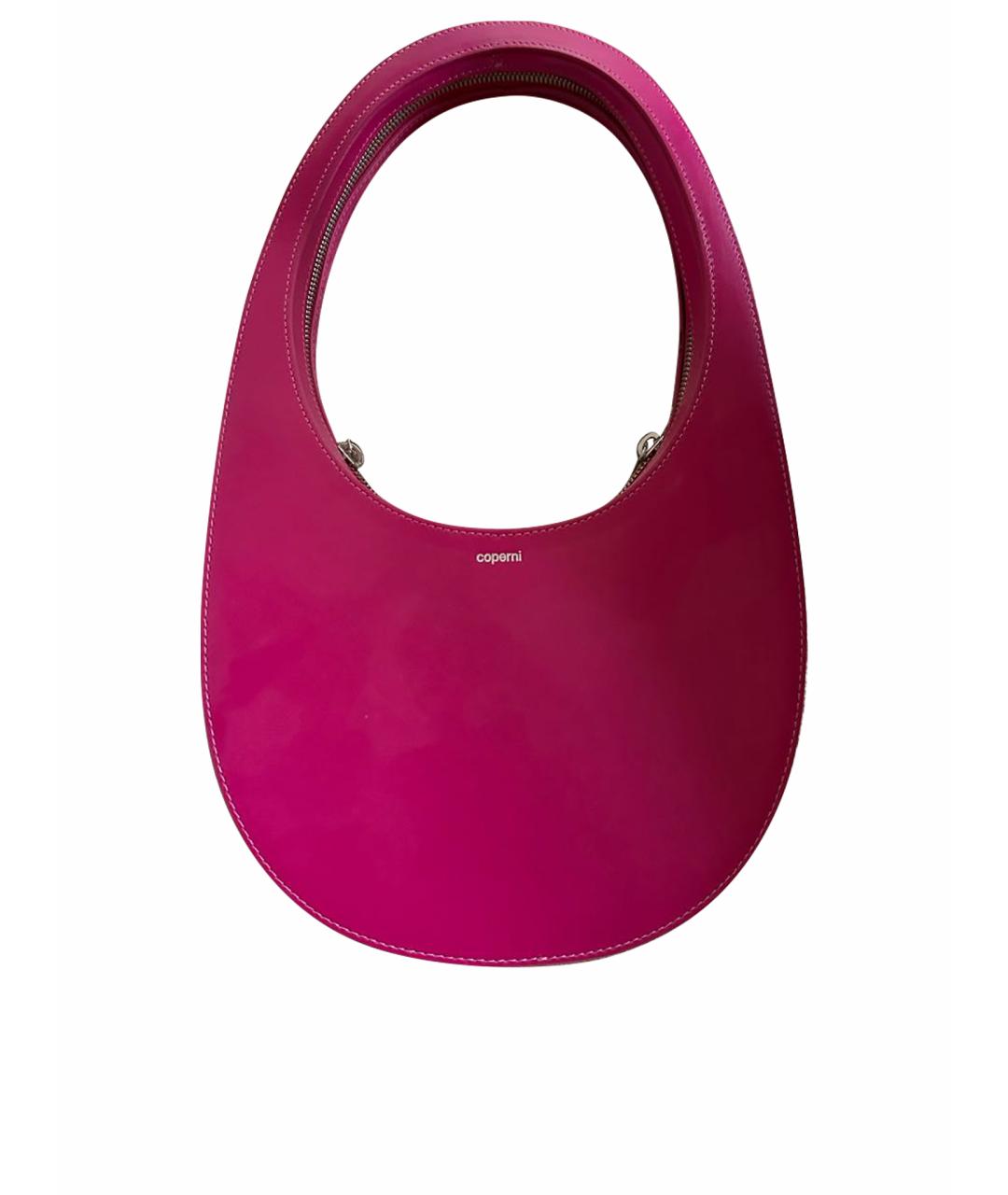 COPERNI Розовая кожаная сумка с короткими ручками, фото 1