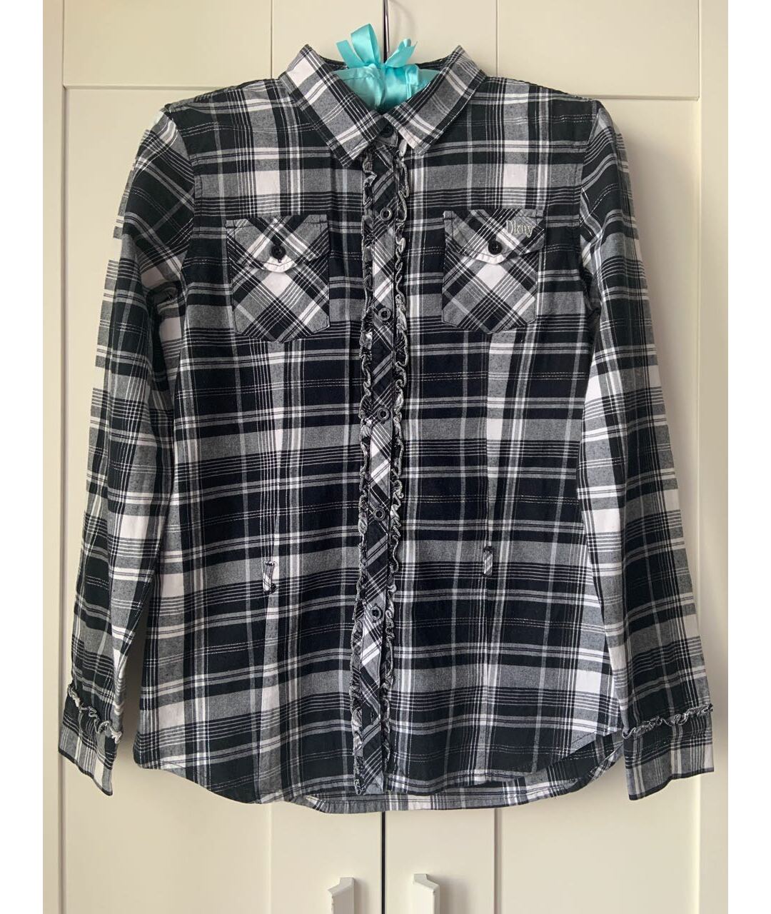 DKNY Хлопковая рубашка/блузка, фото 6