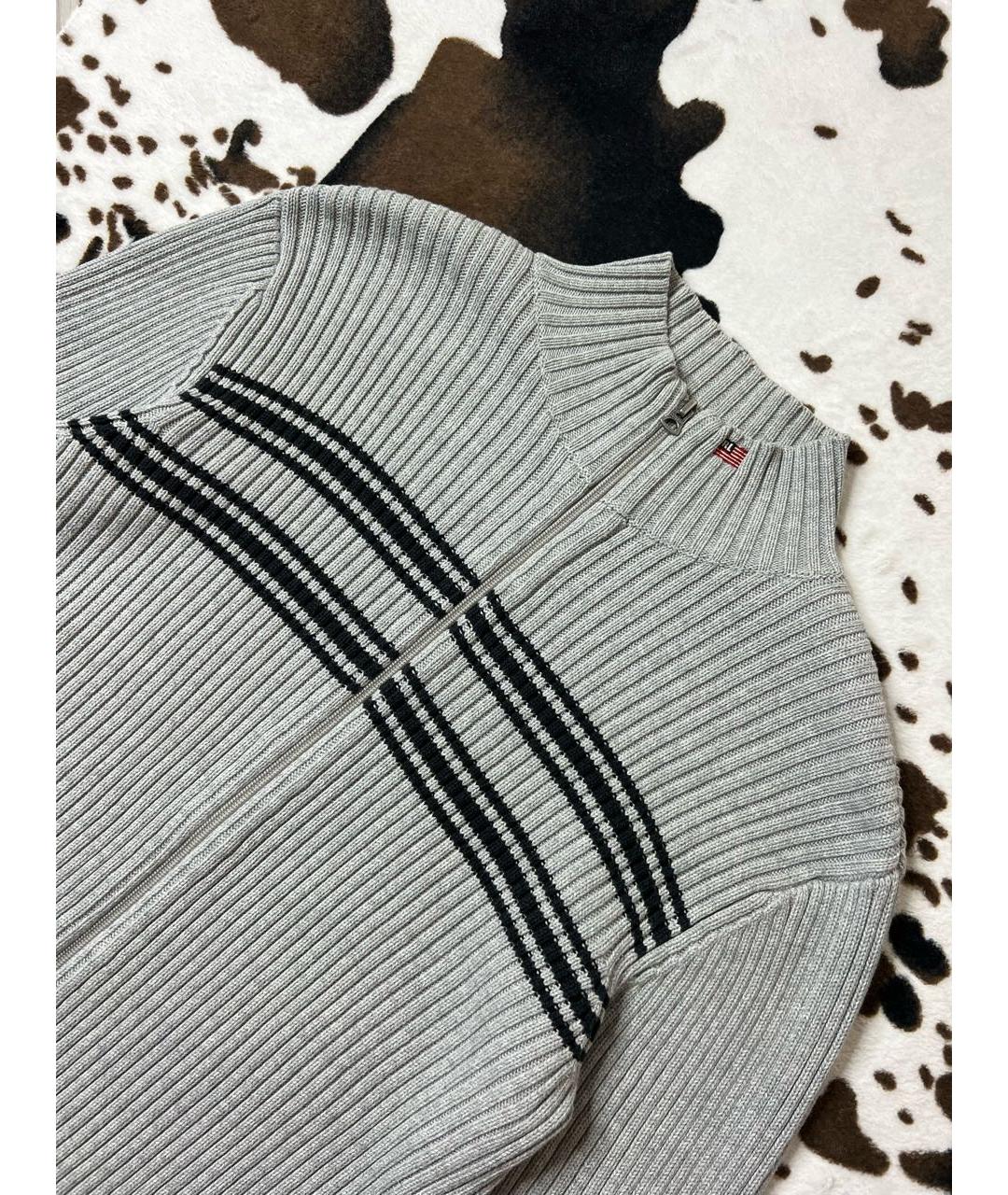 POLO RALPH LAUREN Серый хлопковый джемпер / свитер, фото 3