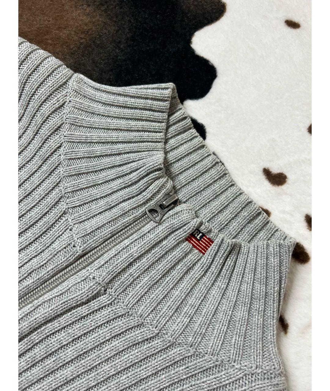 POLO RALPH LAUREN Серый хлопковый джемпер / свитер, фото 4