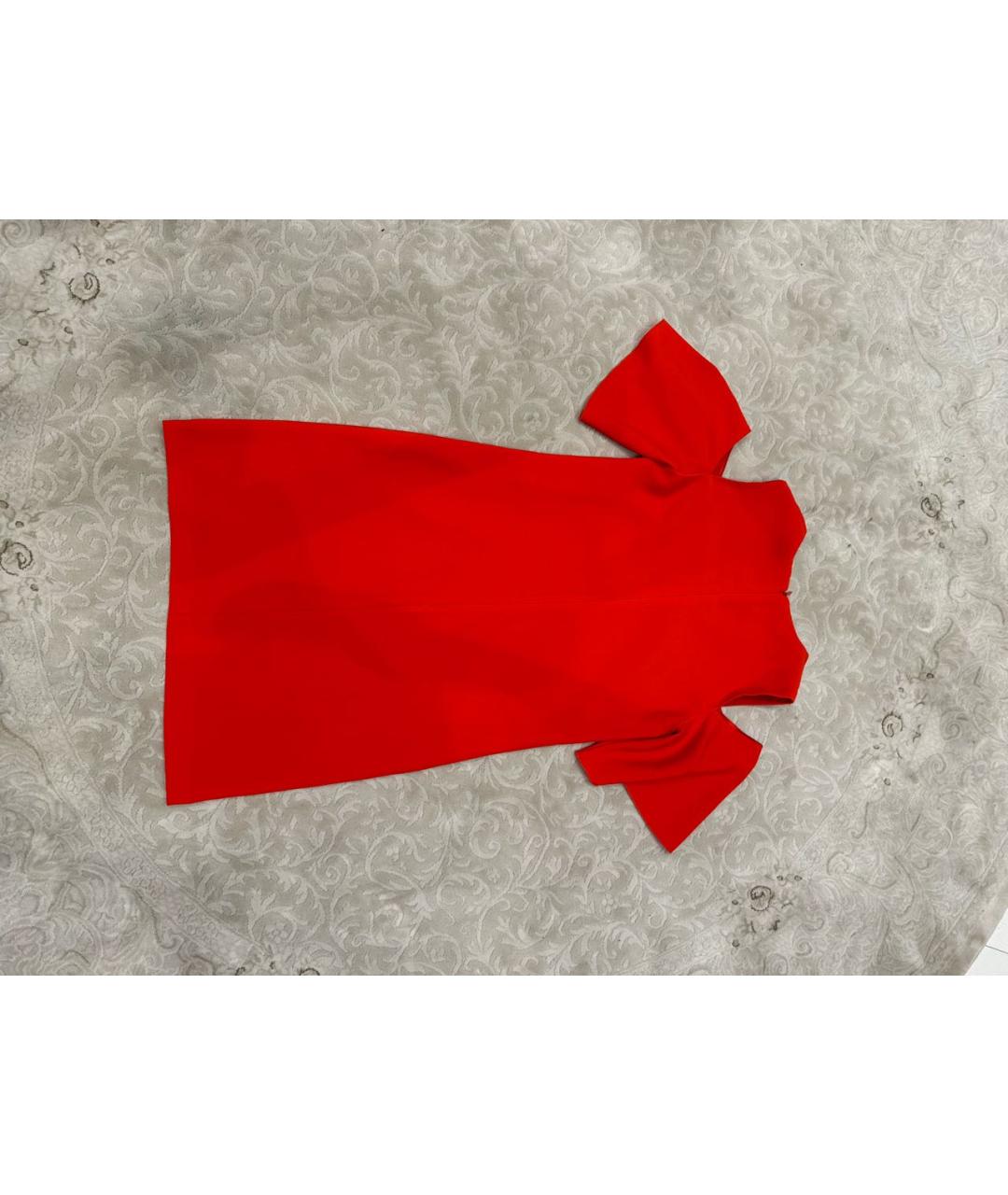 TRUSSARDI JEANS Красное полиэстеровое повседневное платье, фото 2