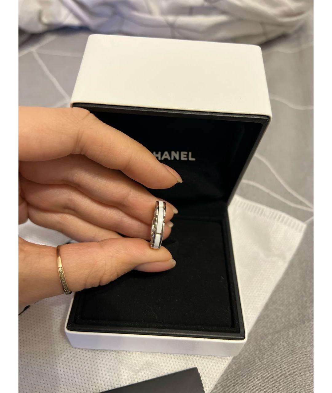 CHANEL Белое кольцо из белого золота, фото 5
