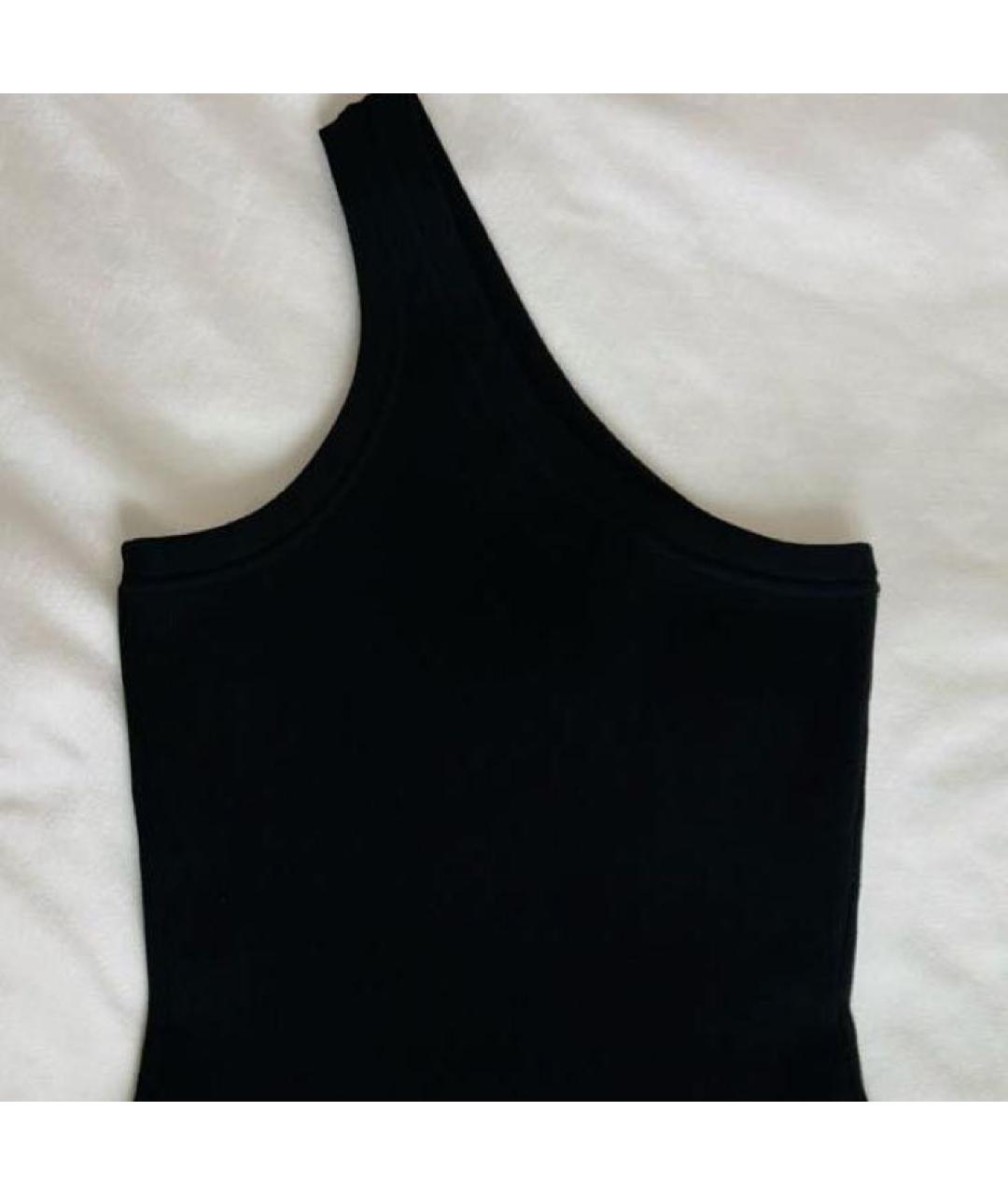 CELINE PRE-OWNED Черная шерстяная футболка, фото 3