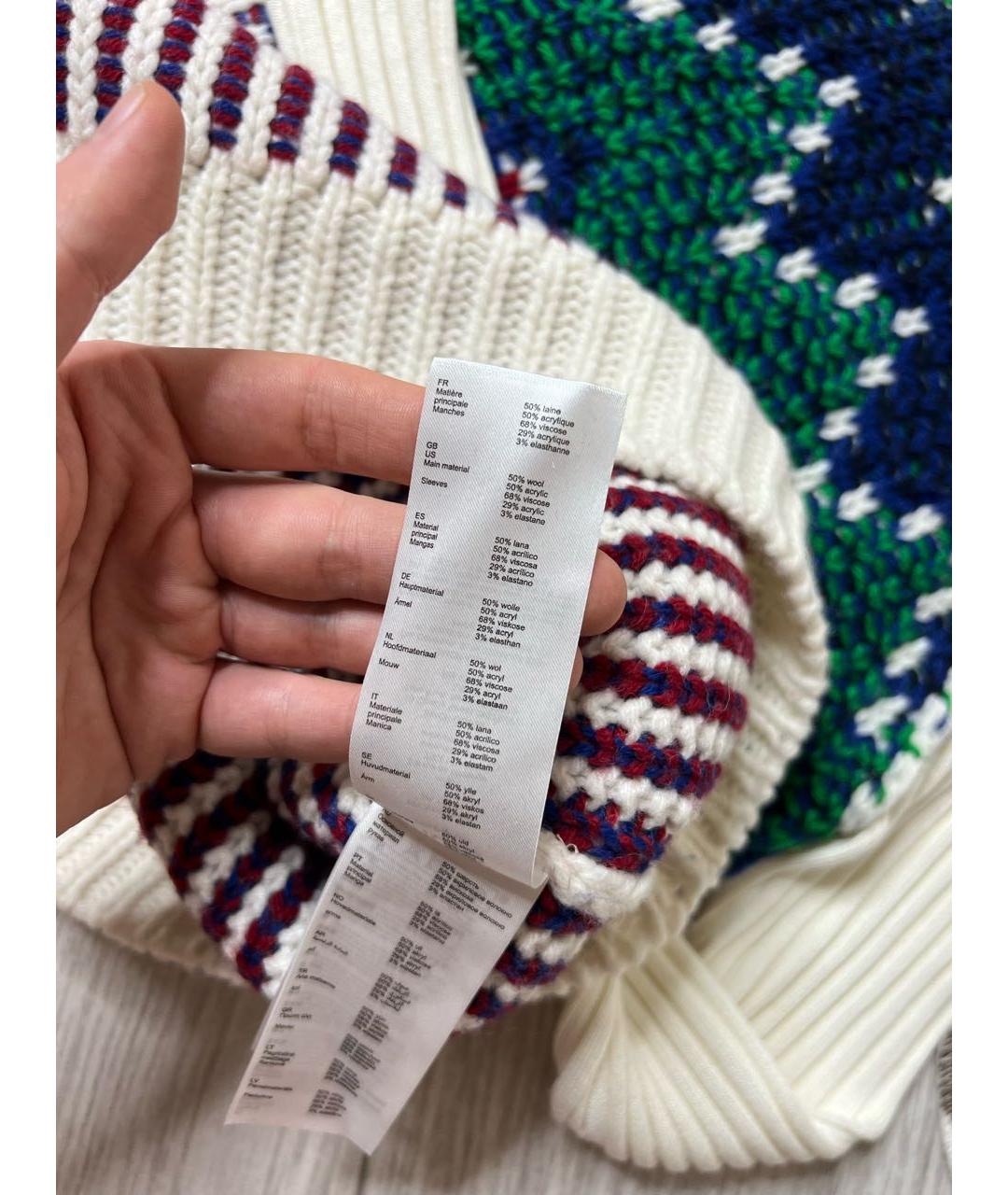 MAJE Белый джемпер / свитер, фото 7