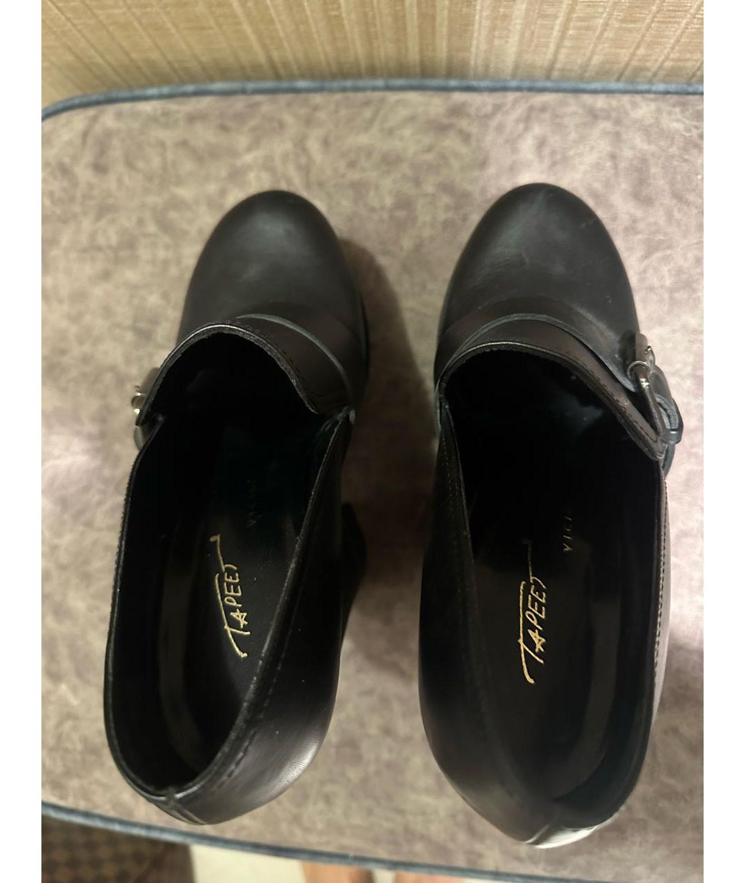 VICINI Черные кожаные ботинки, фото 3