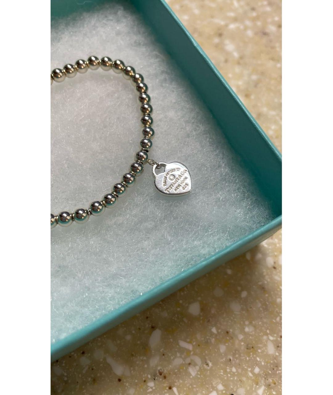 TIFFANY&CO Бирюзовый серебряный браслет, фото 5
