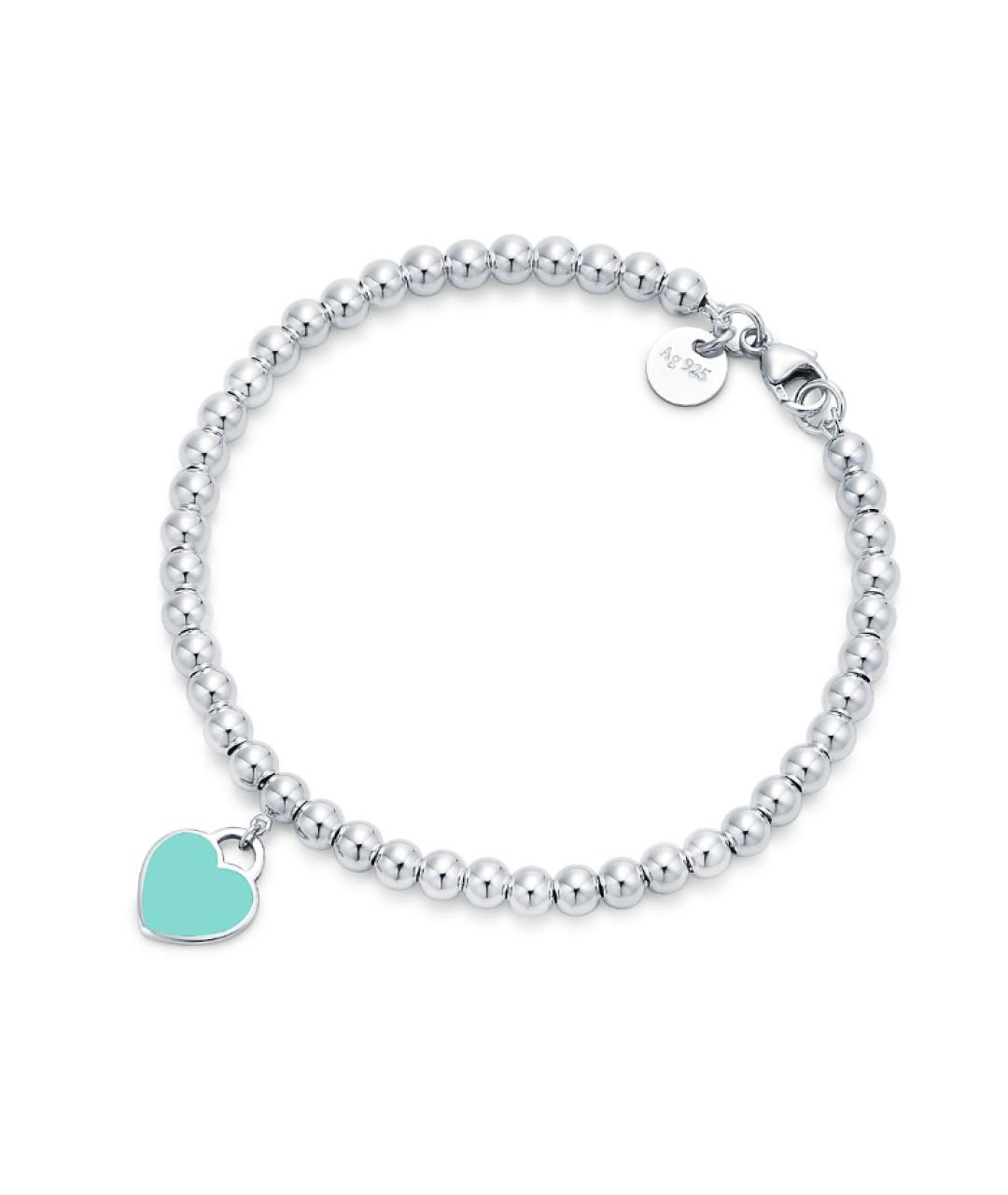 TIFFANY&CO Бирюзовый серебряный браслет, фото 1