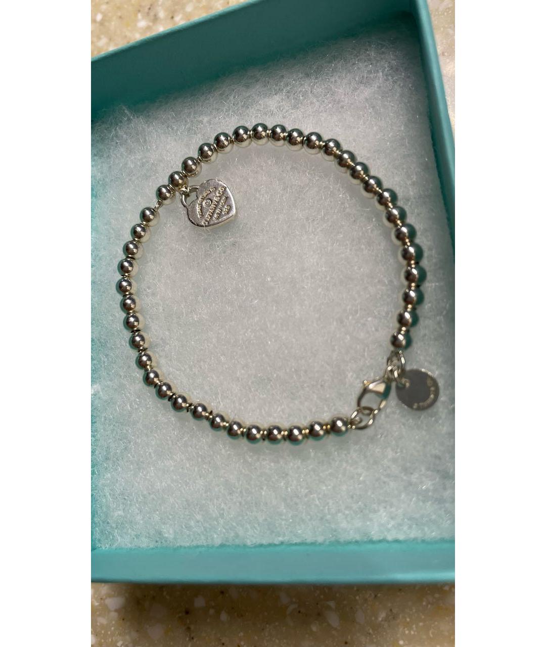 TIFFANY&CO Бирюзовый серебряный браслет, фото 4