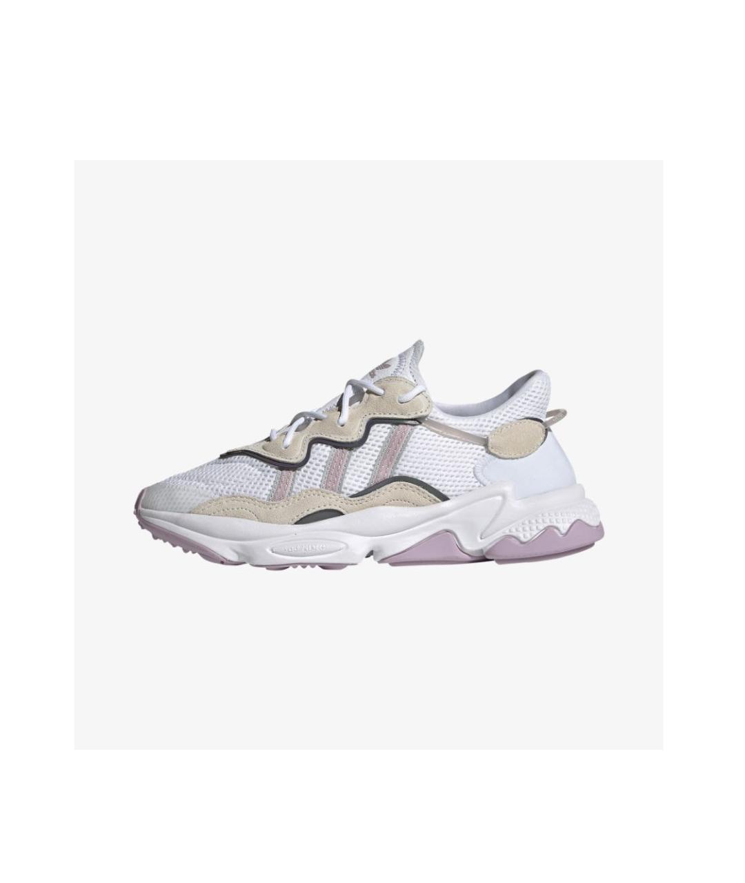 ADIDAS Белые текстильные кроссовки, фото 9