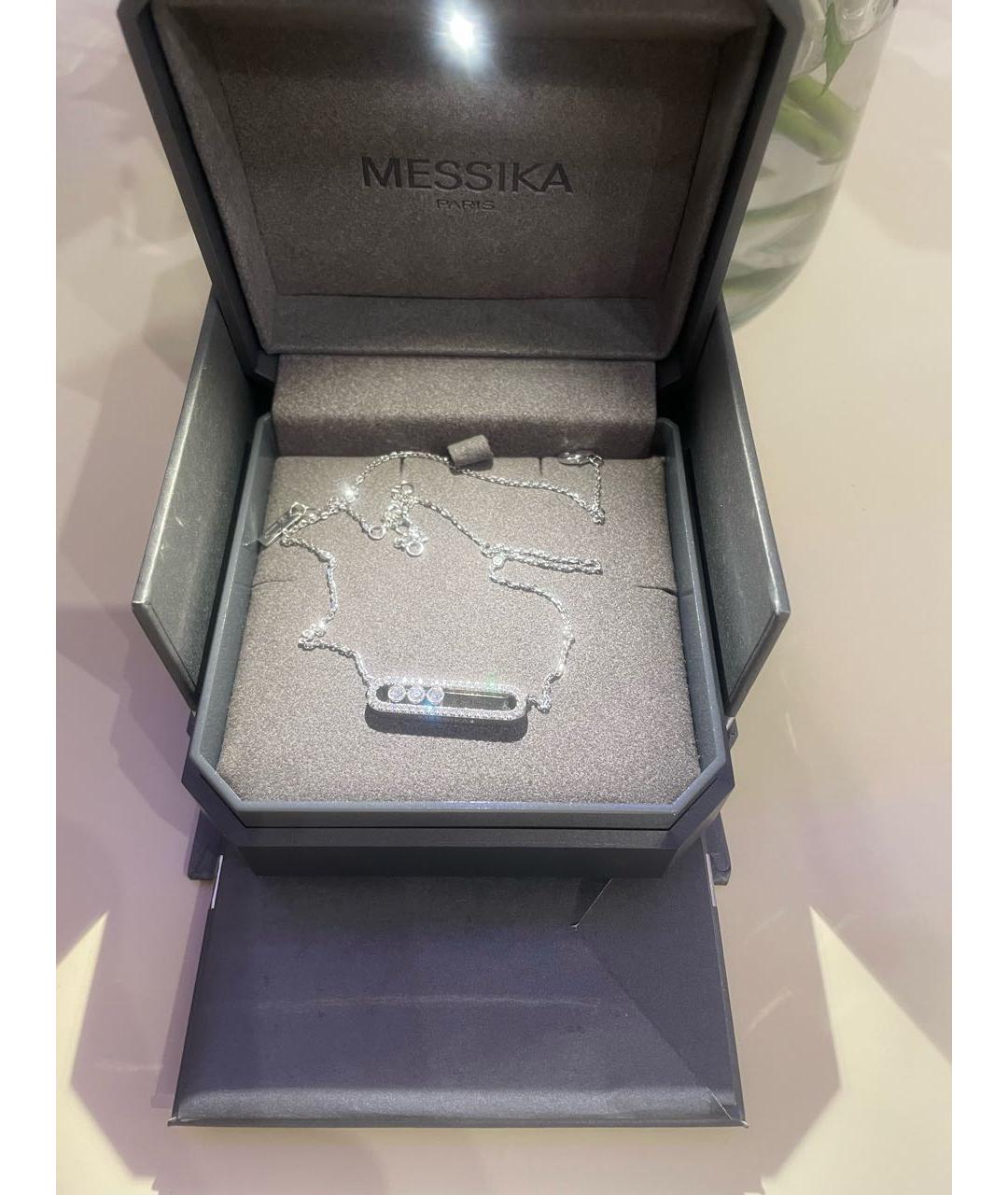MESSIKA Белая подвеска из белого золота, фото 3