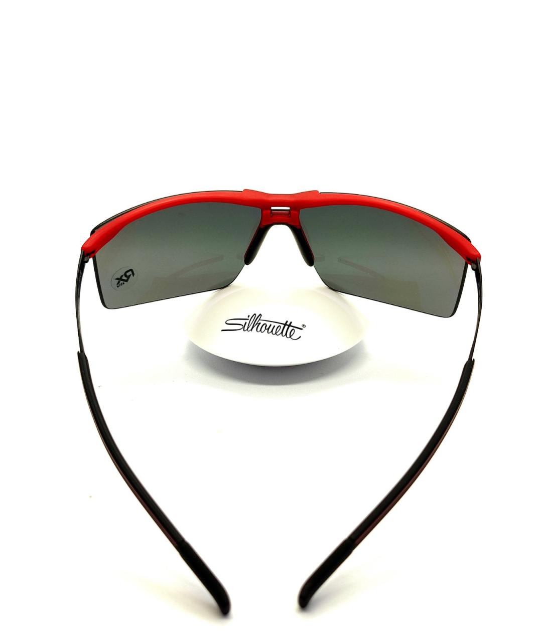SILHOUETTE Черные металлические солнцезащитные очки, фото 5