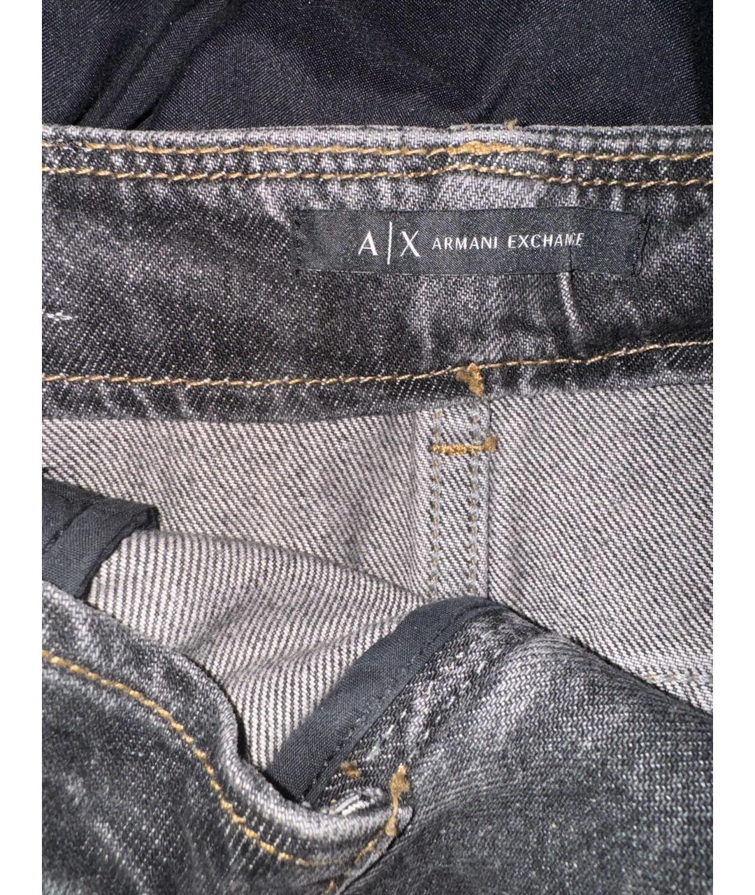 ARMANI EXCHANGE Черная юбка мини, фото 4