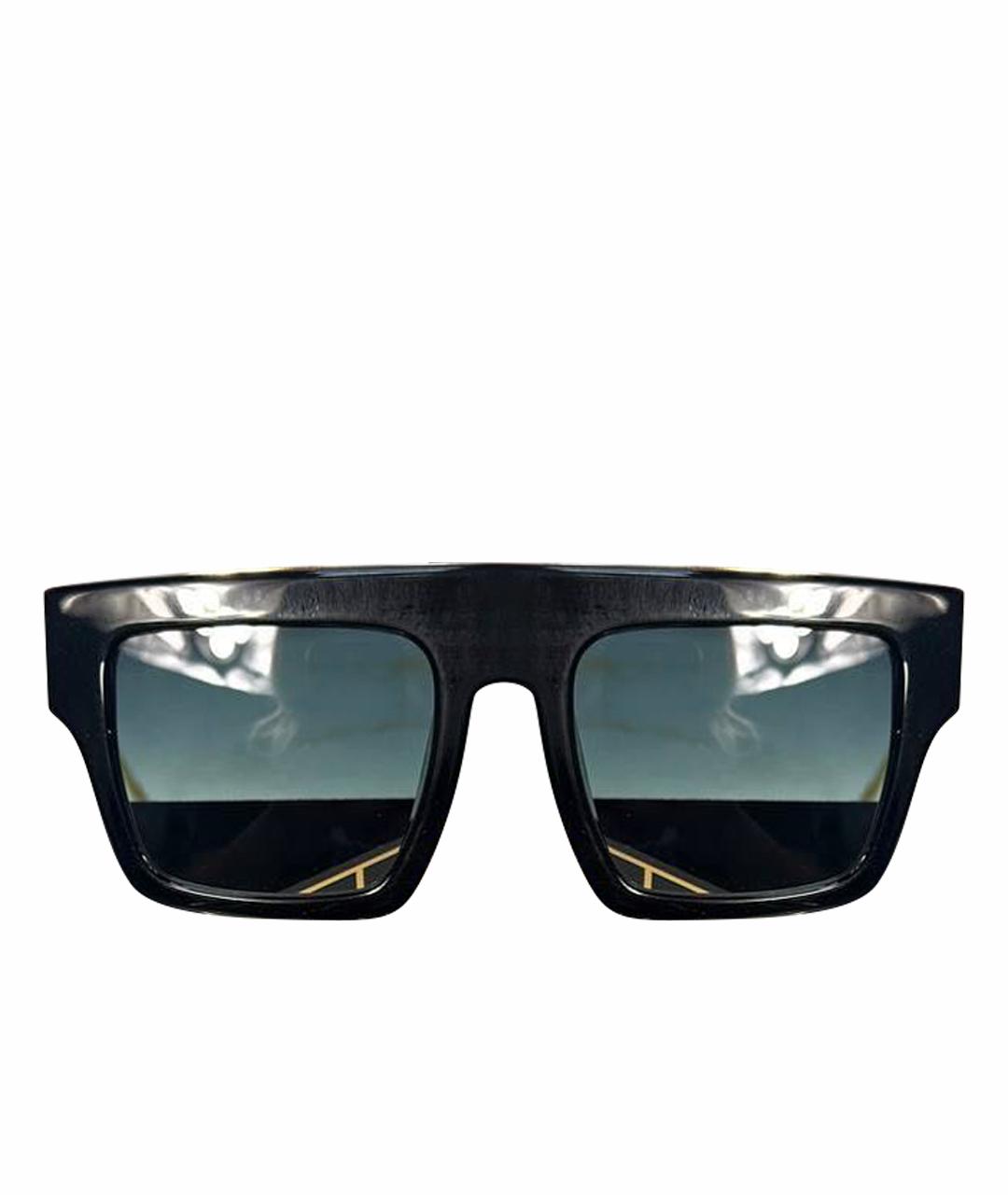 ANNA KARIN KARLSSON Черные пластиковые солнцезащитные очки, фото 1