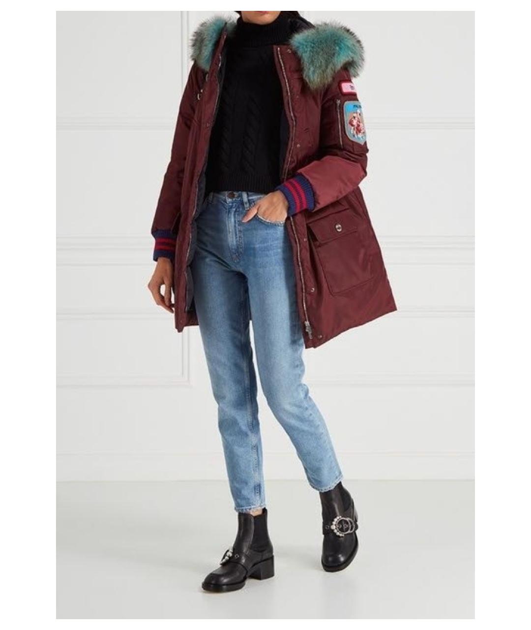 MIU MIU Бордовая парка, фото 3