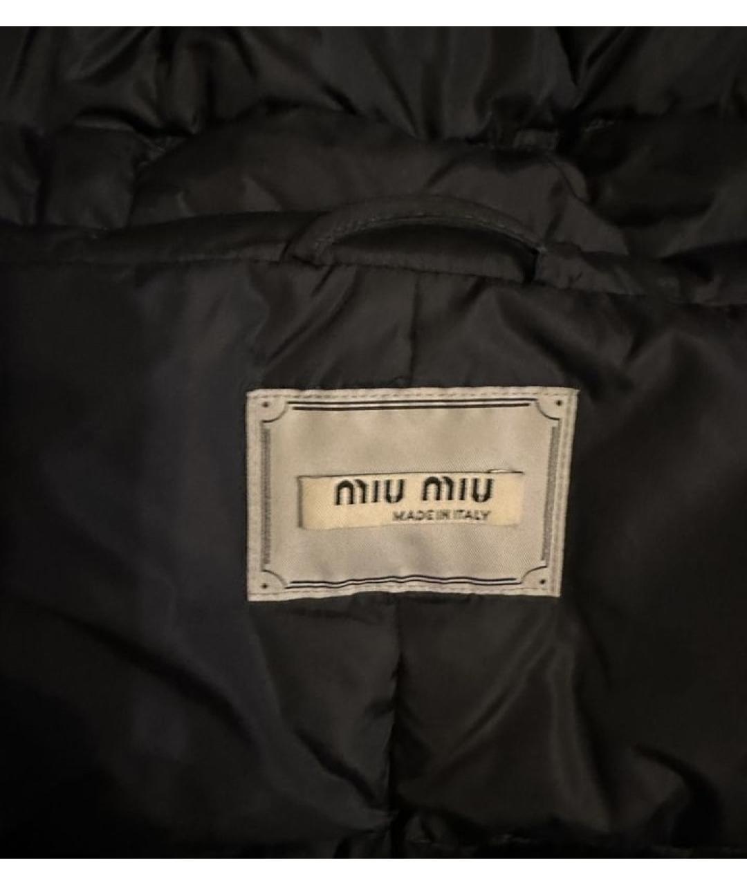 MIU MIU Бордовая парка, фото 4