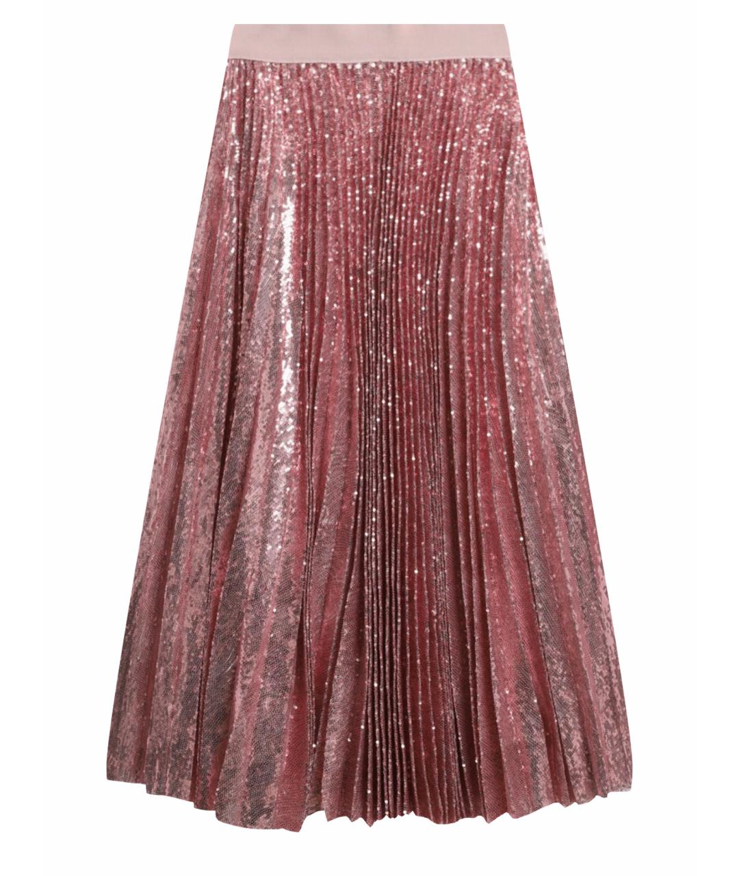 MSGM Розовая юбка миди, фото 1