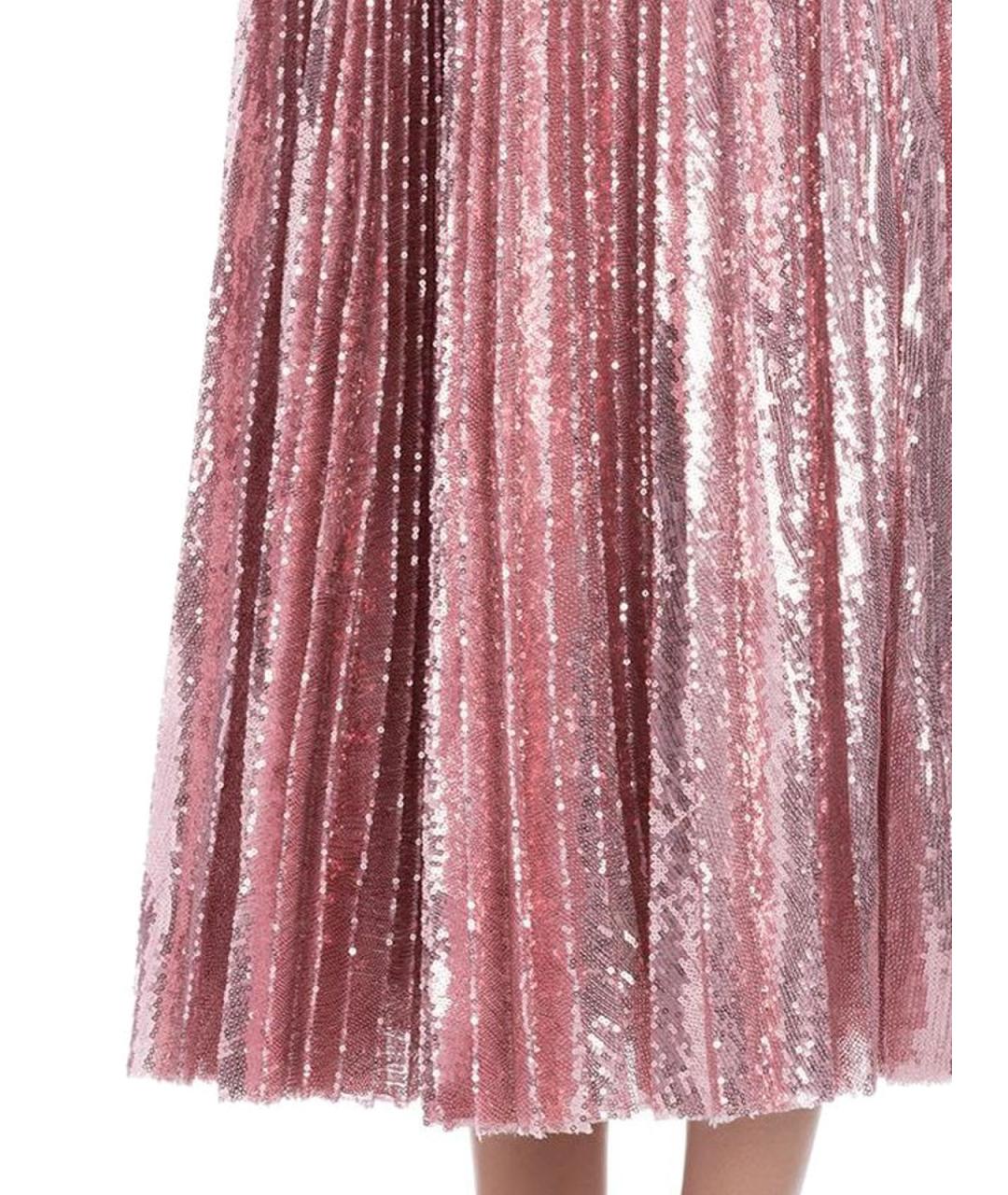MSGM Розовая юбка миди, фото 3