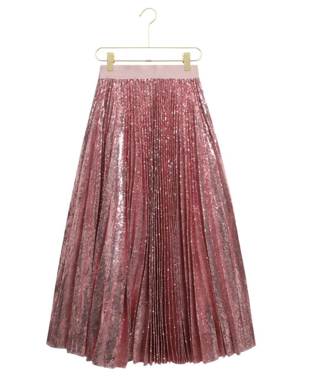 MSGM Розовая юбка миди, фото 6