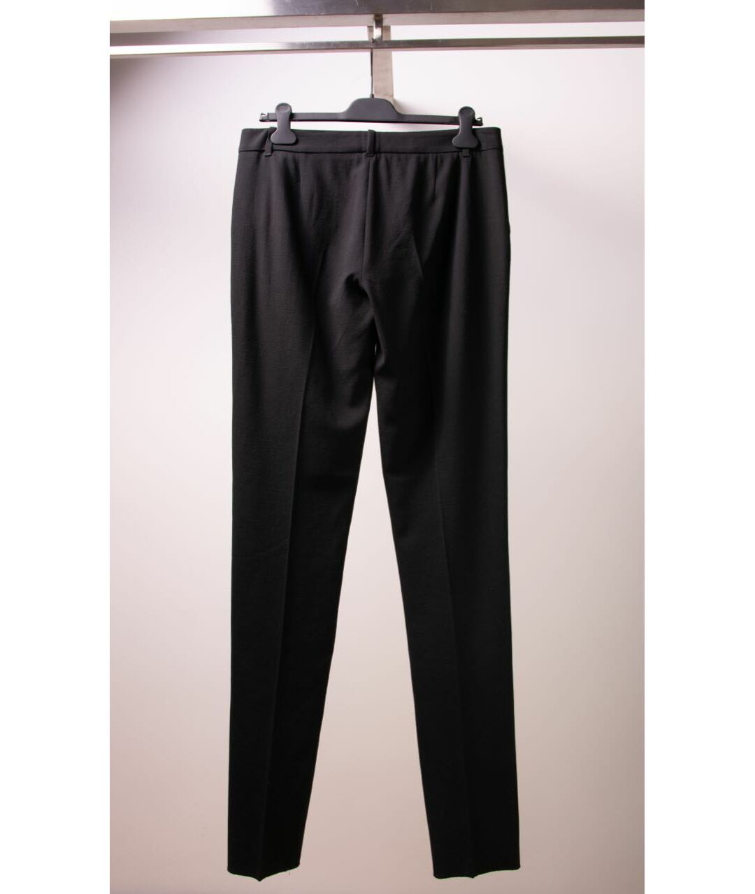FENDI Черные шерстяные брюки узкие, фото 2