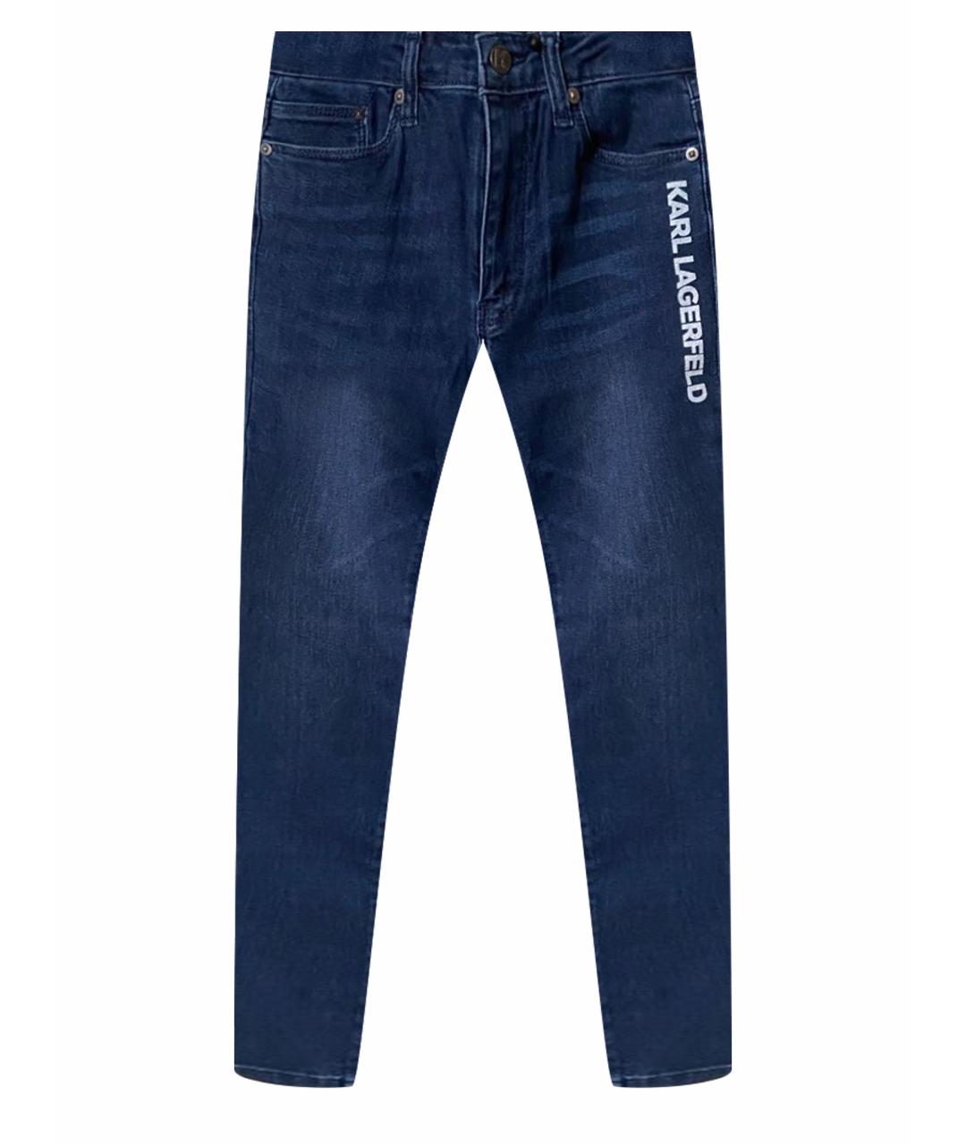 KARL LAGERFELD Синие джинсы слим, фото 1