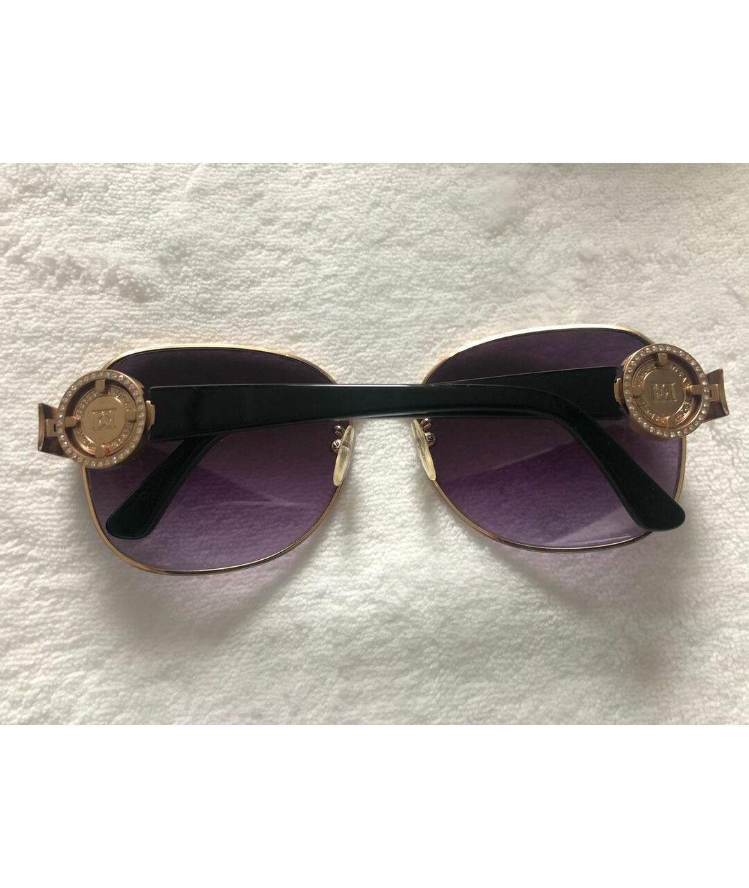 ESCADA Фиолетовые пластиковые солнцезащитные очки, фото 5