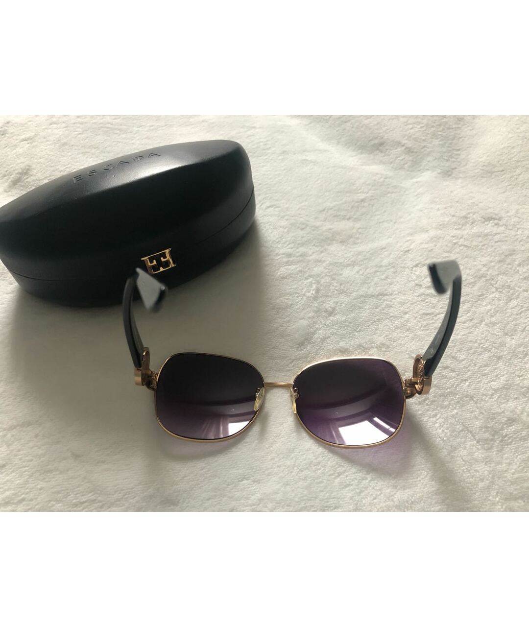 ESCADA Фиолетовые пластиковые солнцезащитные очки, фото 6