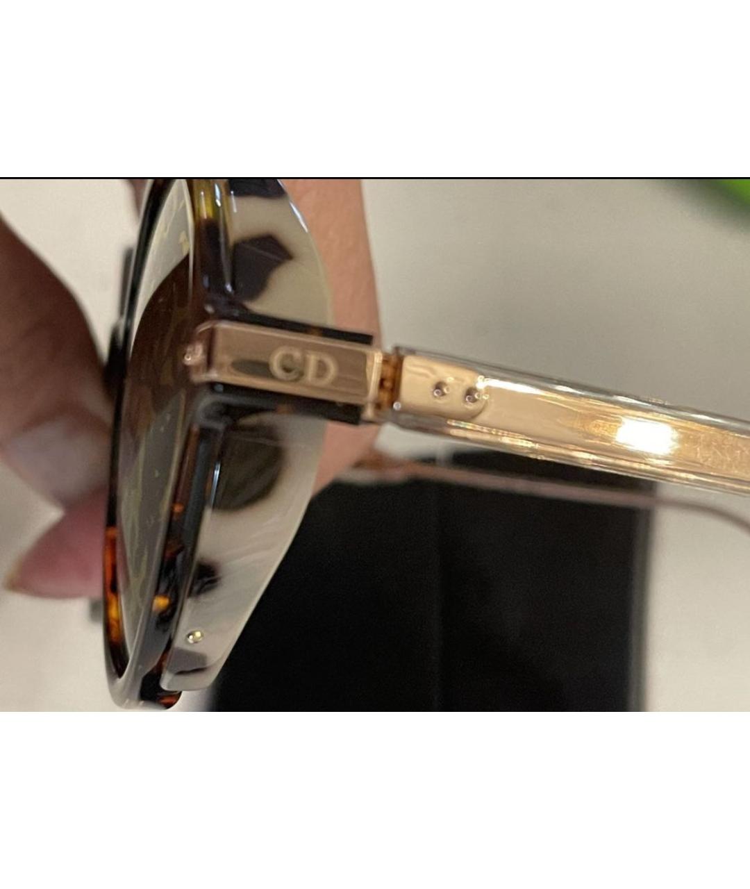 CHRISTIAN DIOR PRE-OWNED Мульти металлические солнцезащитные очки, фото 4