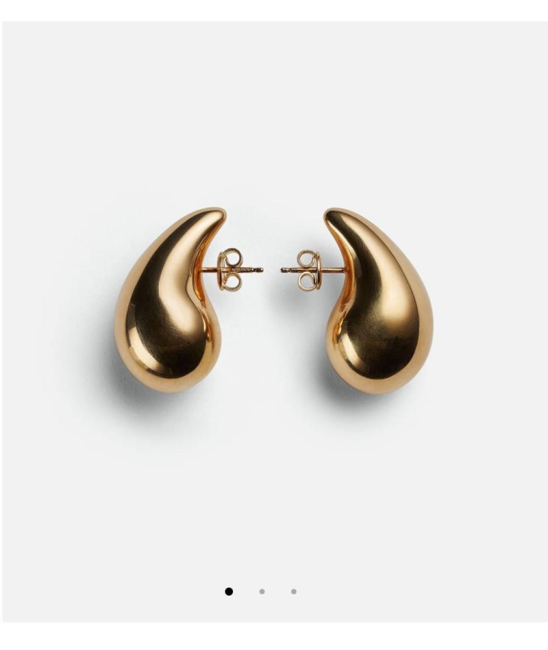 BOTTEGA VENETA Золотые серьги, фото 1