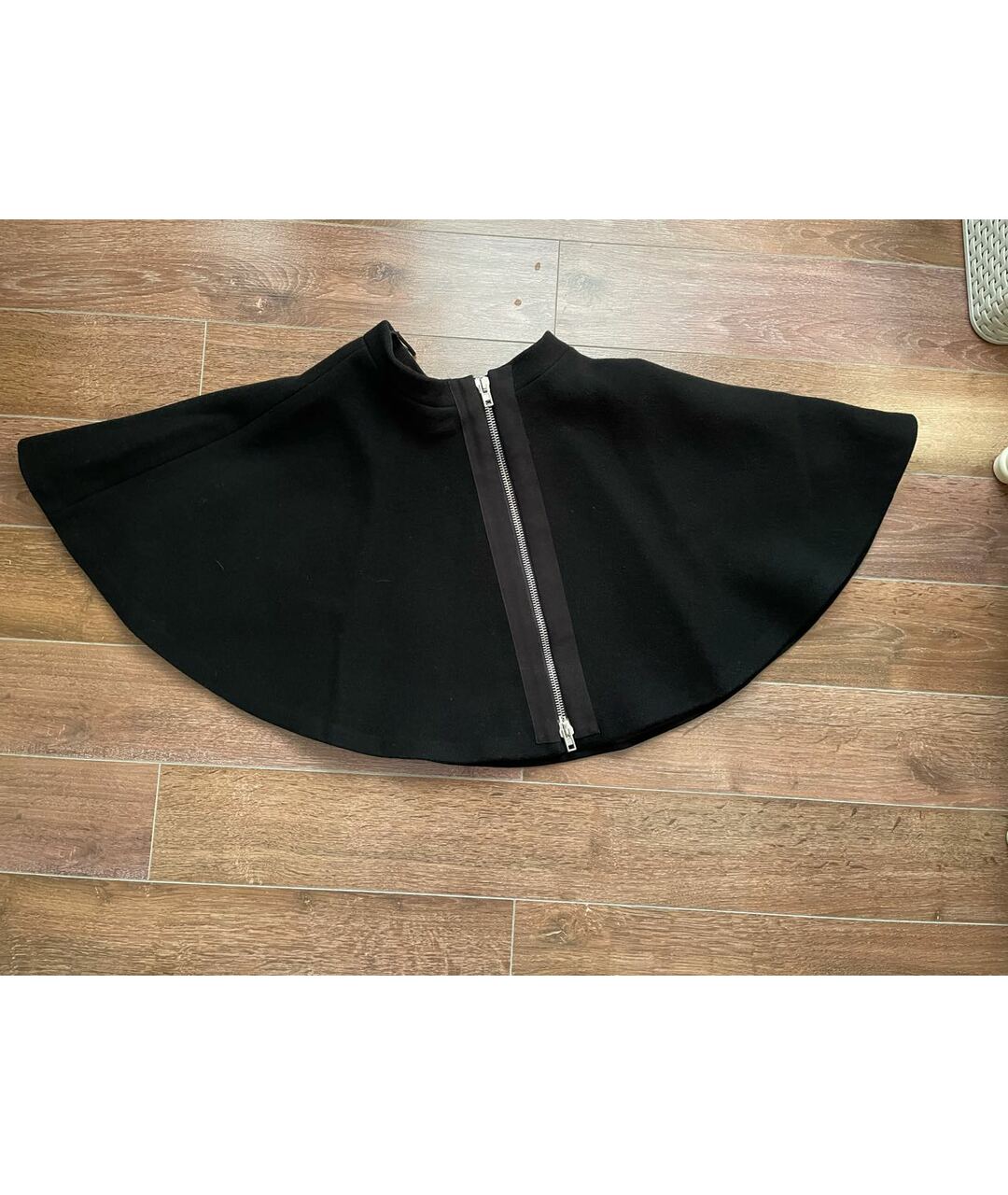 MIU MIU Черная шерстяная юбка мини, фото 3