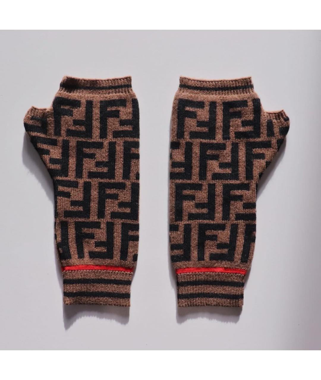 FENDI Мульти кашемировая шапка, фото 7