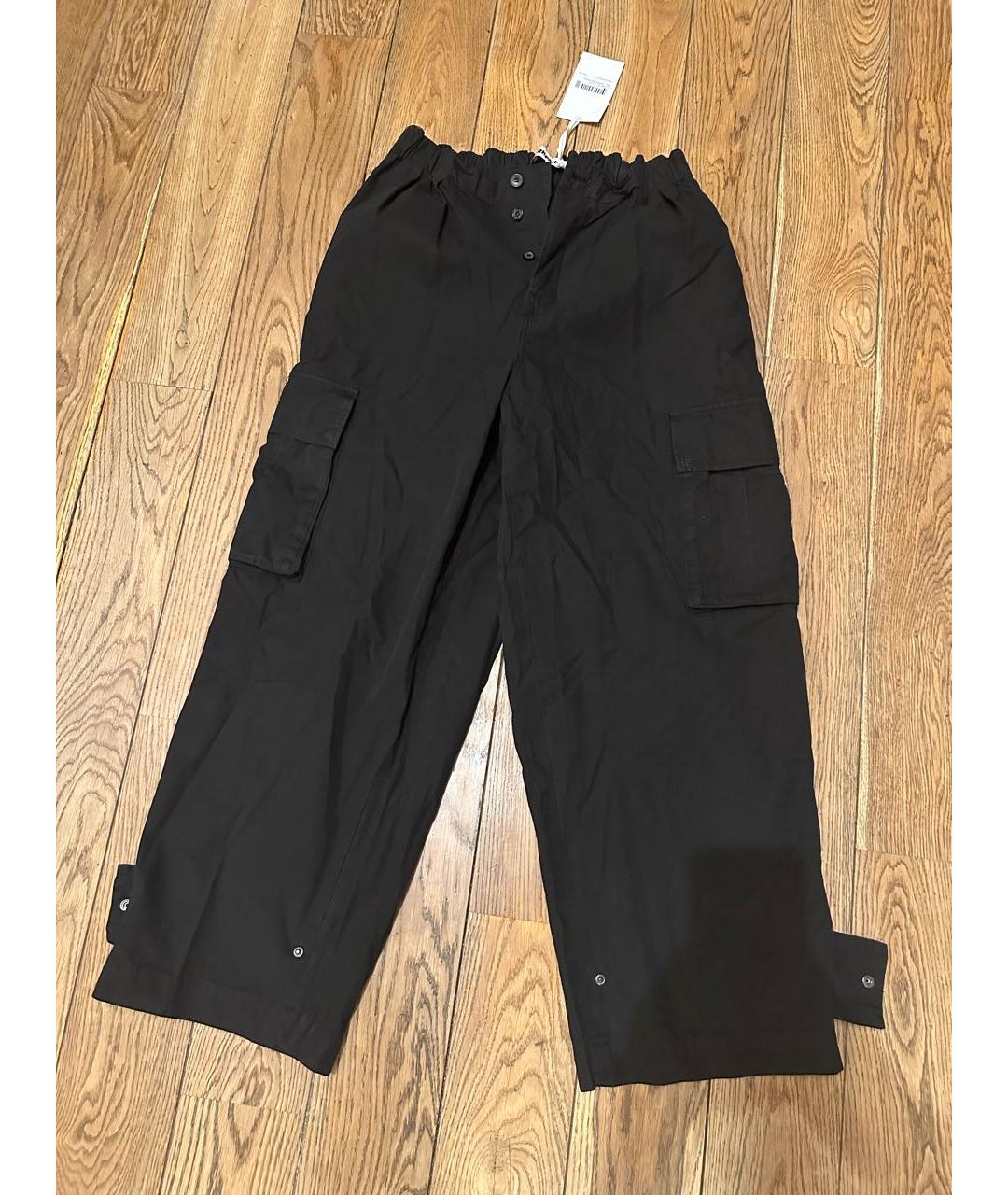 DARKPARK Черные хлопковые повседневные брюки, фото 4