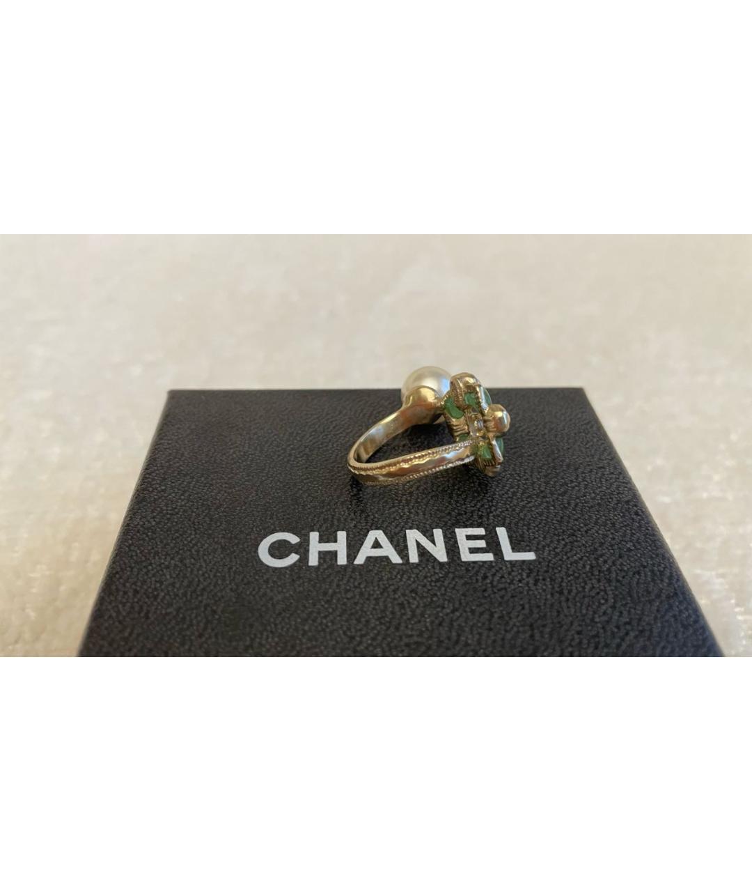 CHANEL Зеленые кольцо, фото 3