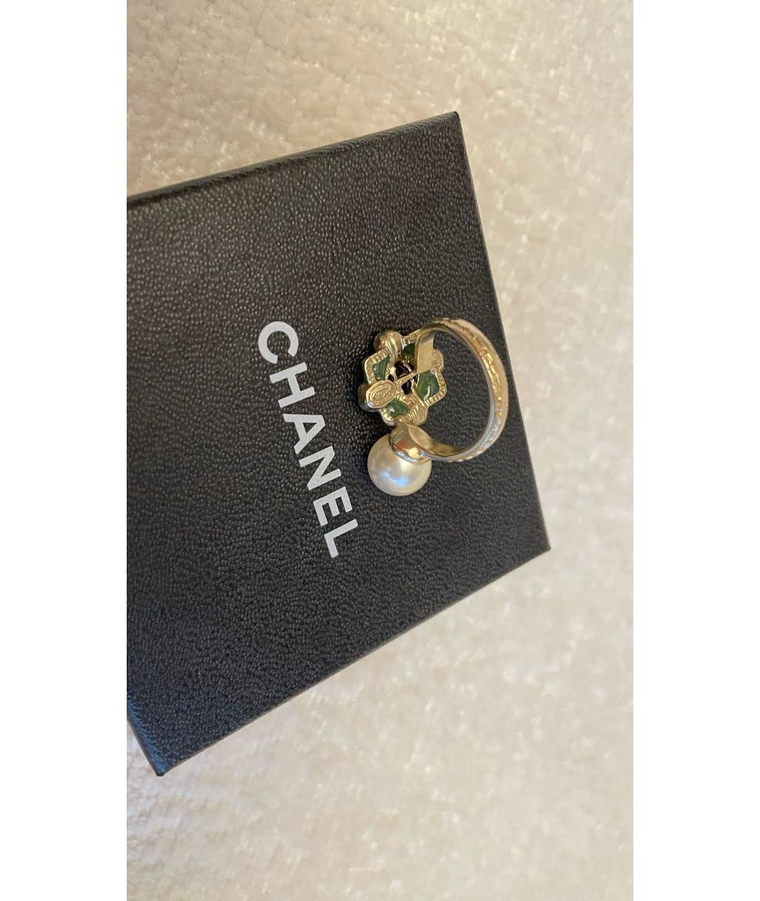 CHANEL Зеленые кольцо, фото 4
