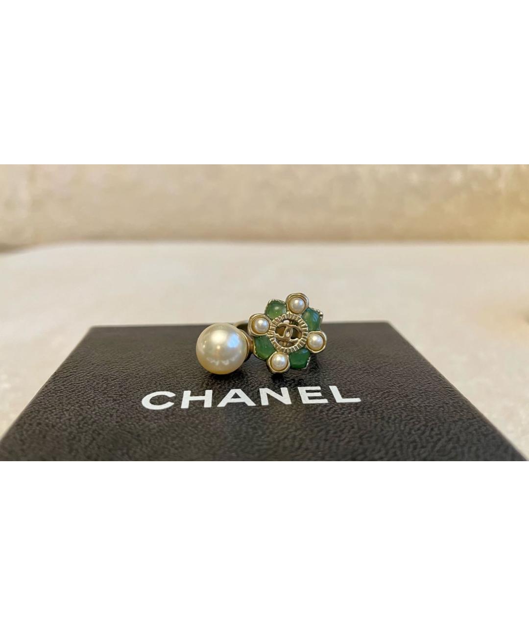 CHANEL Зеленые кольцо, фото 9