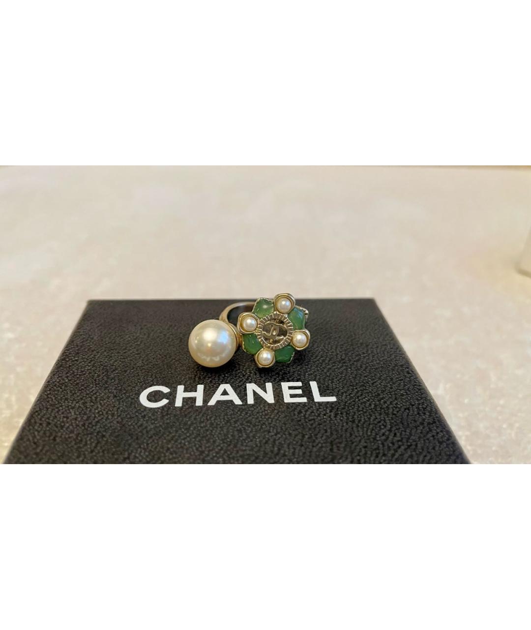 CHANEL Зеленые кольцо, фото 7