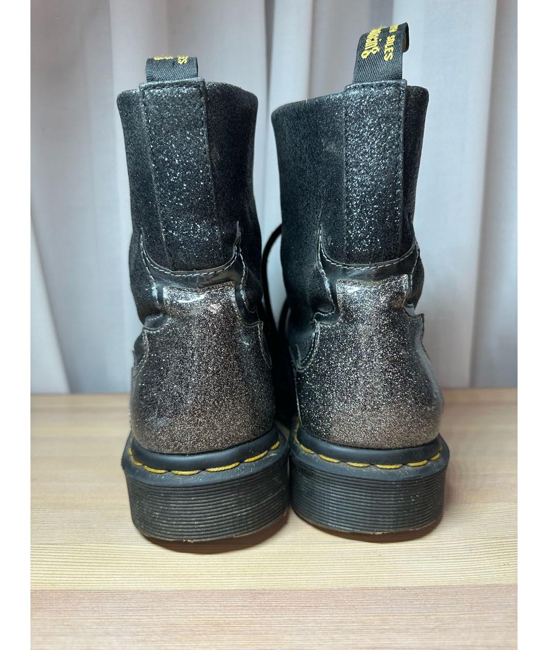 DR. MARTENS Черные синтетические брогги и оксфорды, фото 4