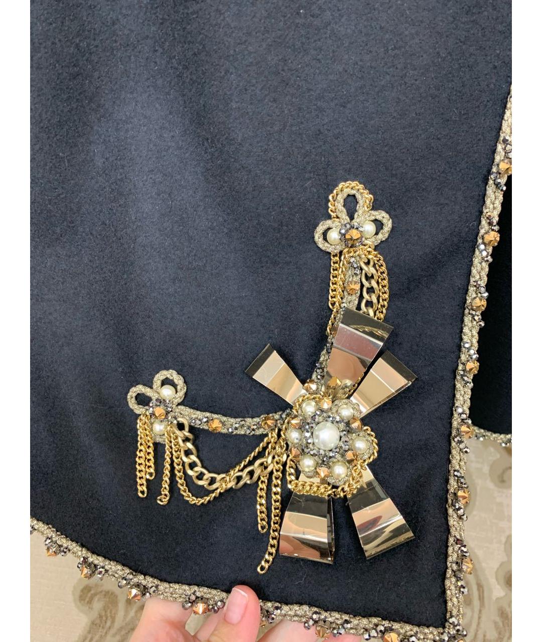 CHANEL Черная юбка миди, фото 2