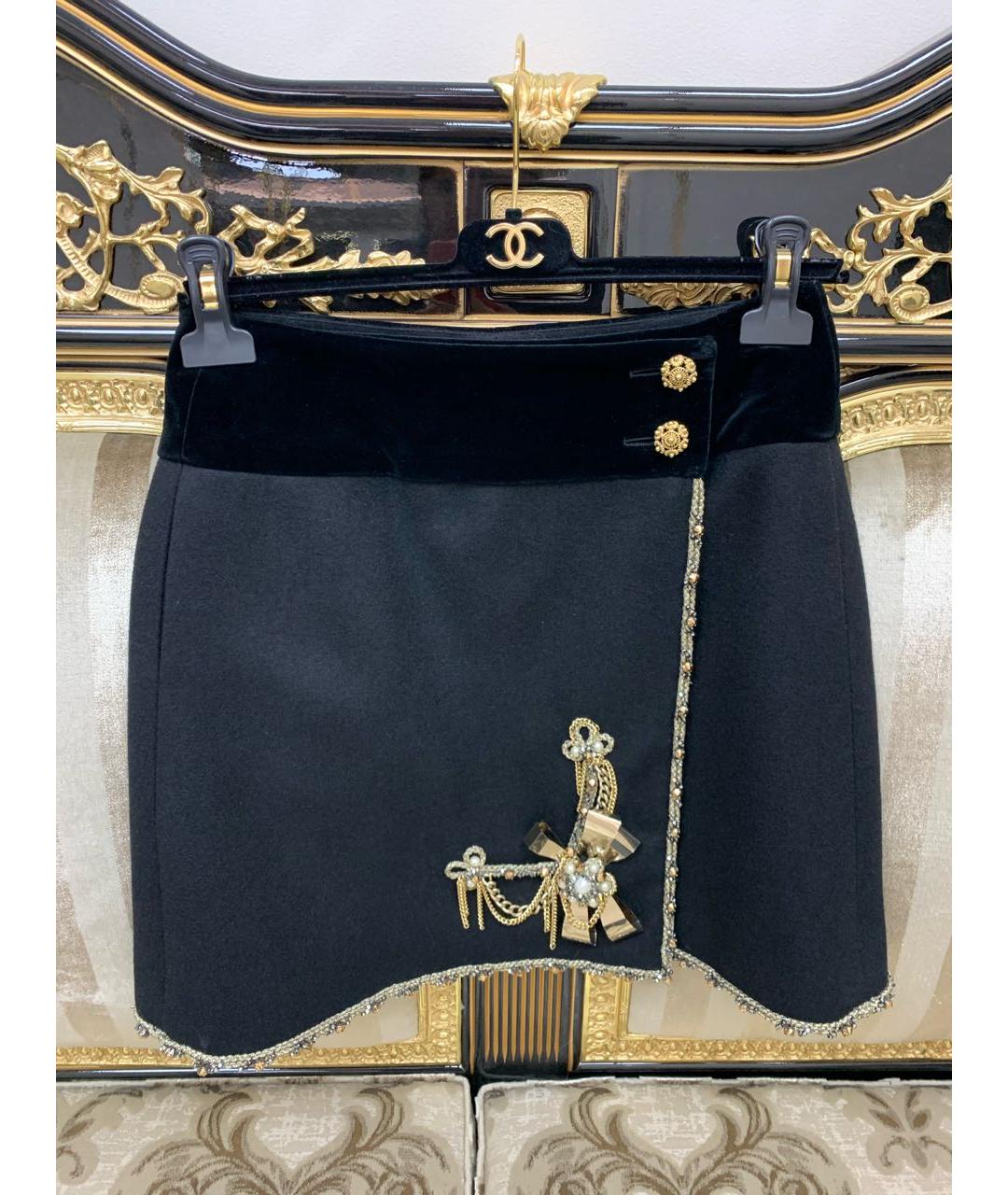 CHANEL Черная юбка миди, фото 9