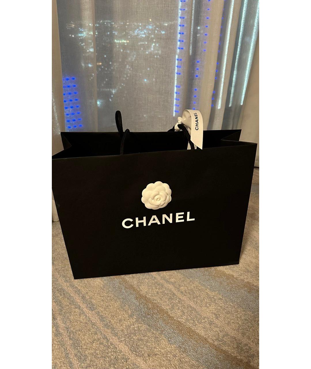 CHANEL Черные кожаные кеды, фото 7