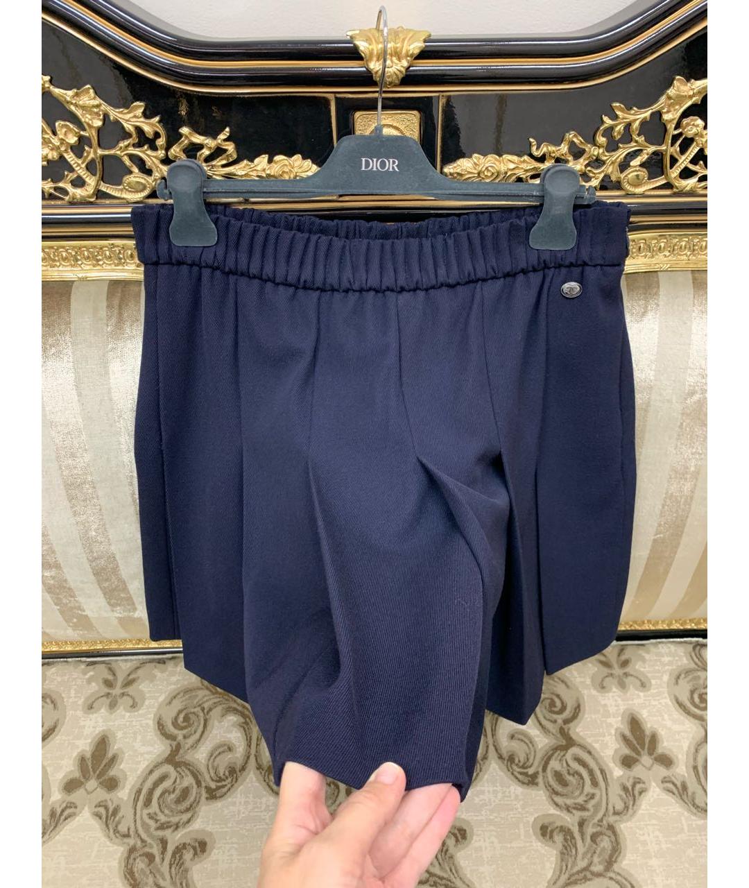 CHANEL Темно-синяя юбка мини, фото 3