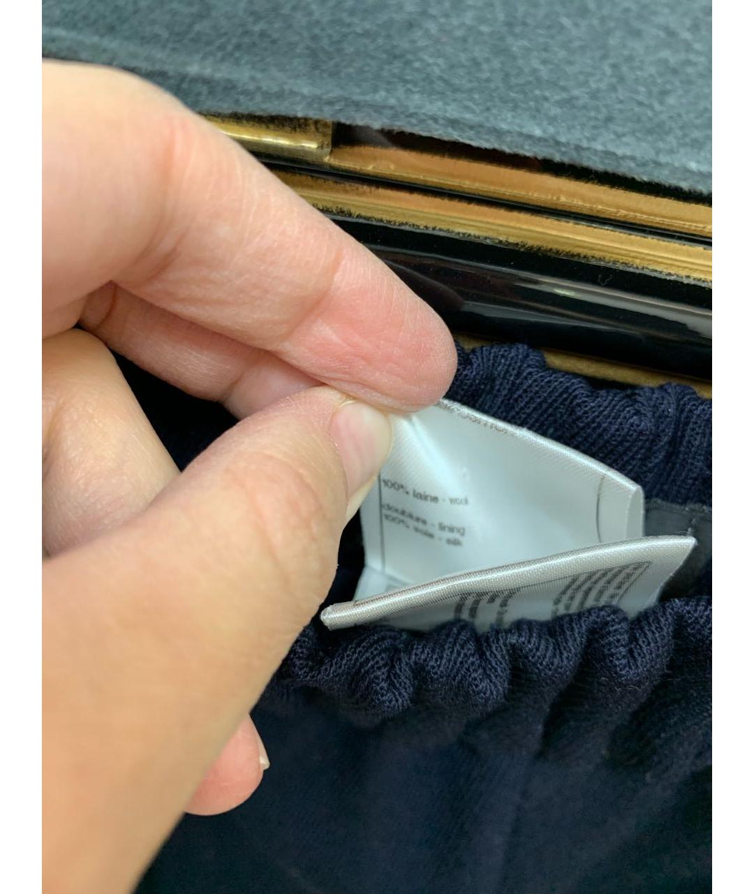 CHANEL Темно-синяя юбка мини, фото 7