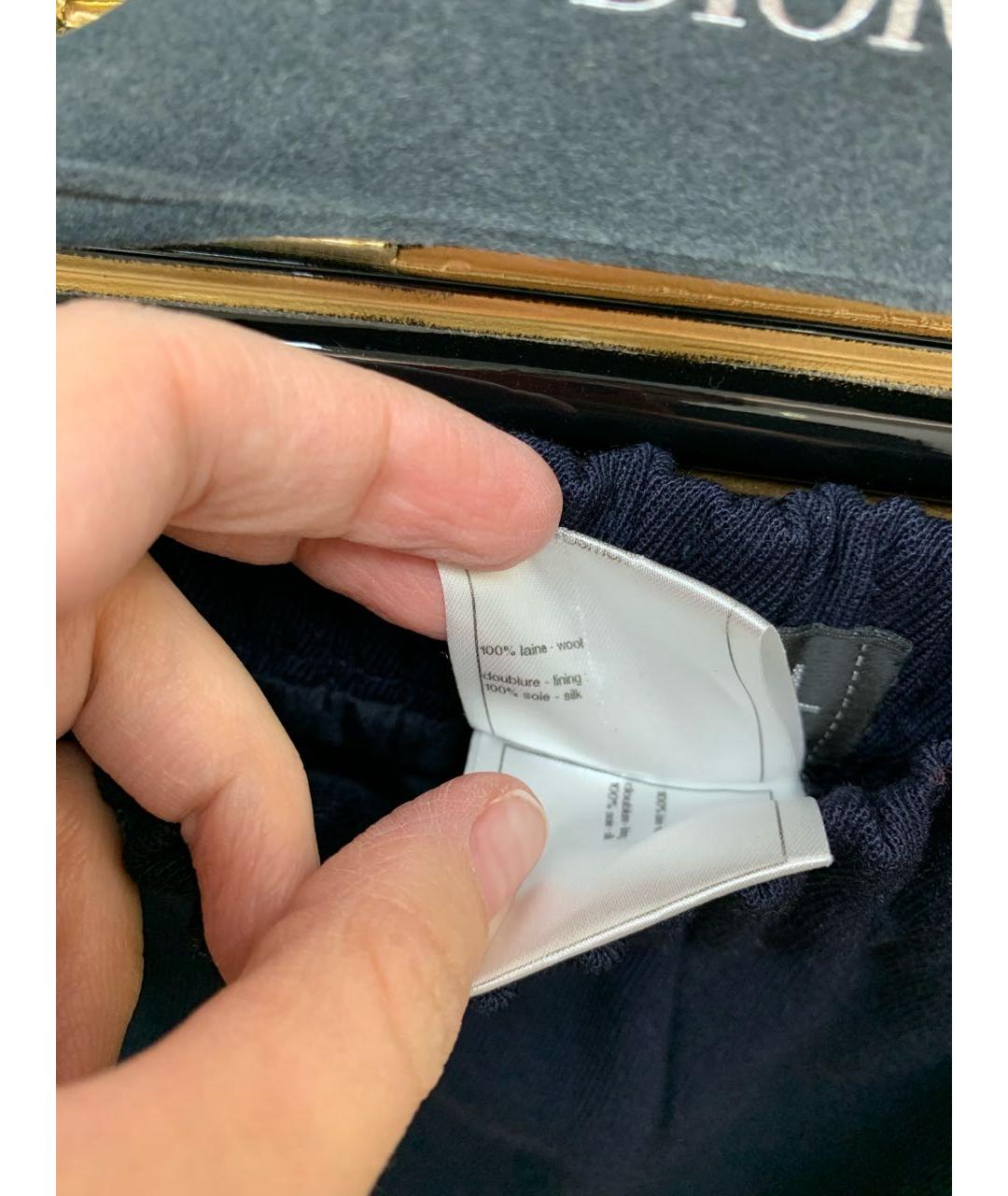 CHANEL Темно-синяя юбка мини, фото 5