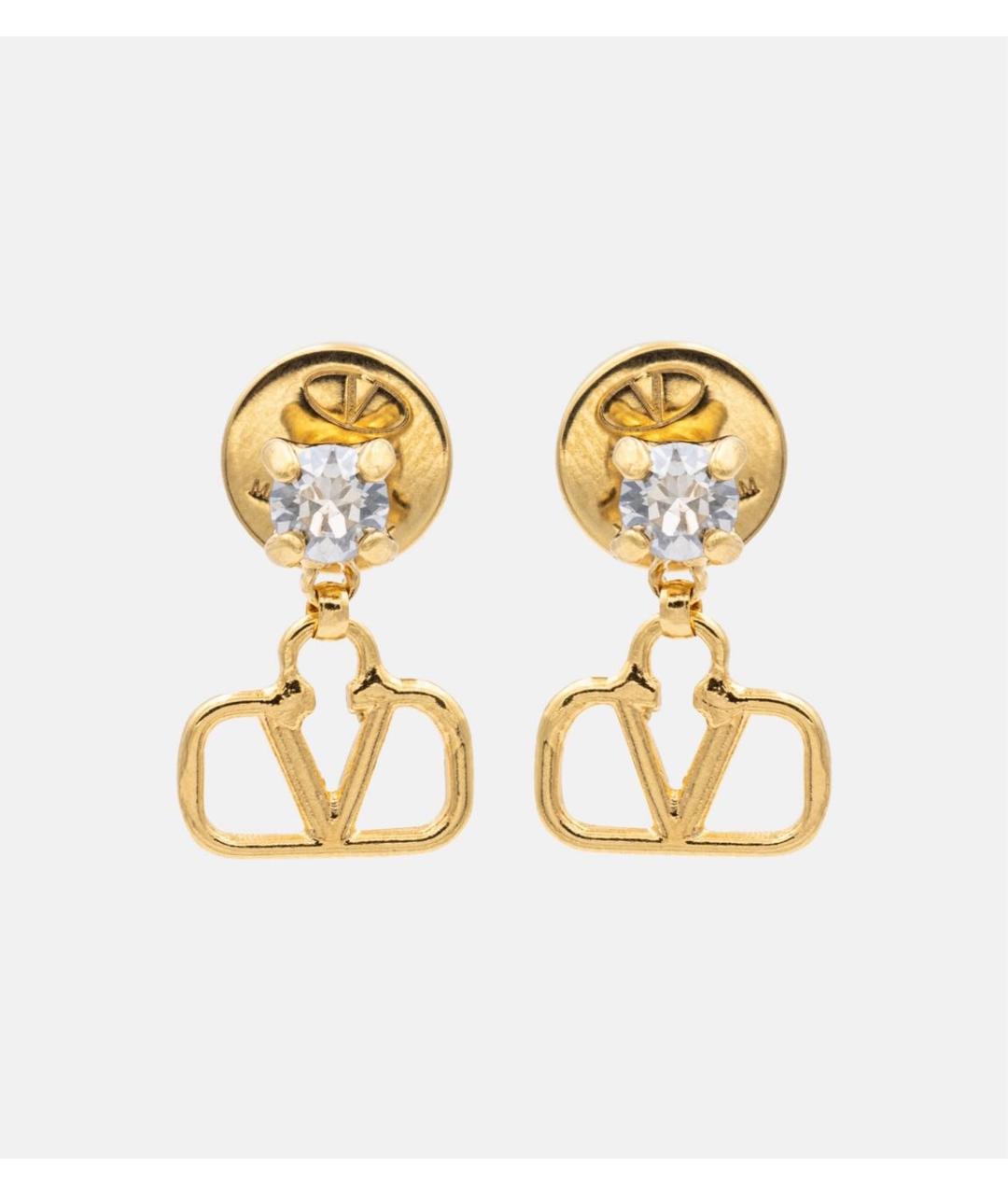 VALENTINO Золотые латунные серьги, фото 6