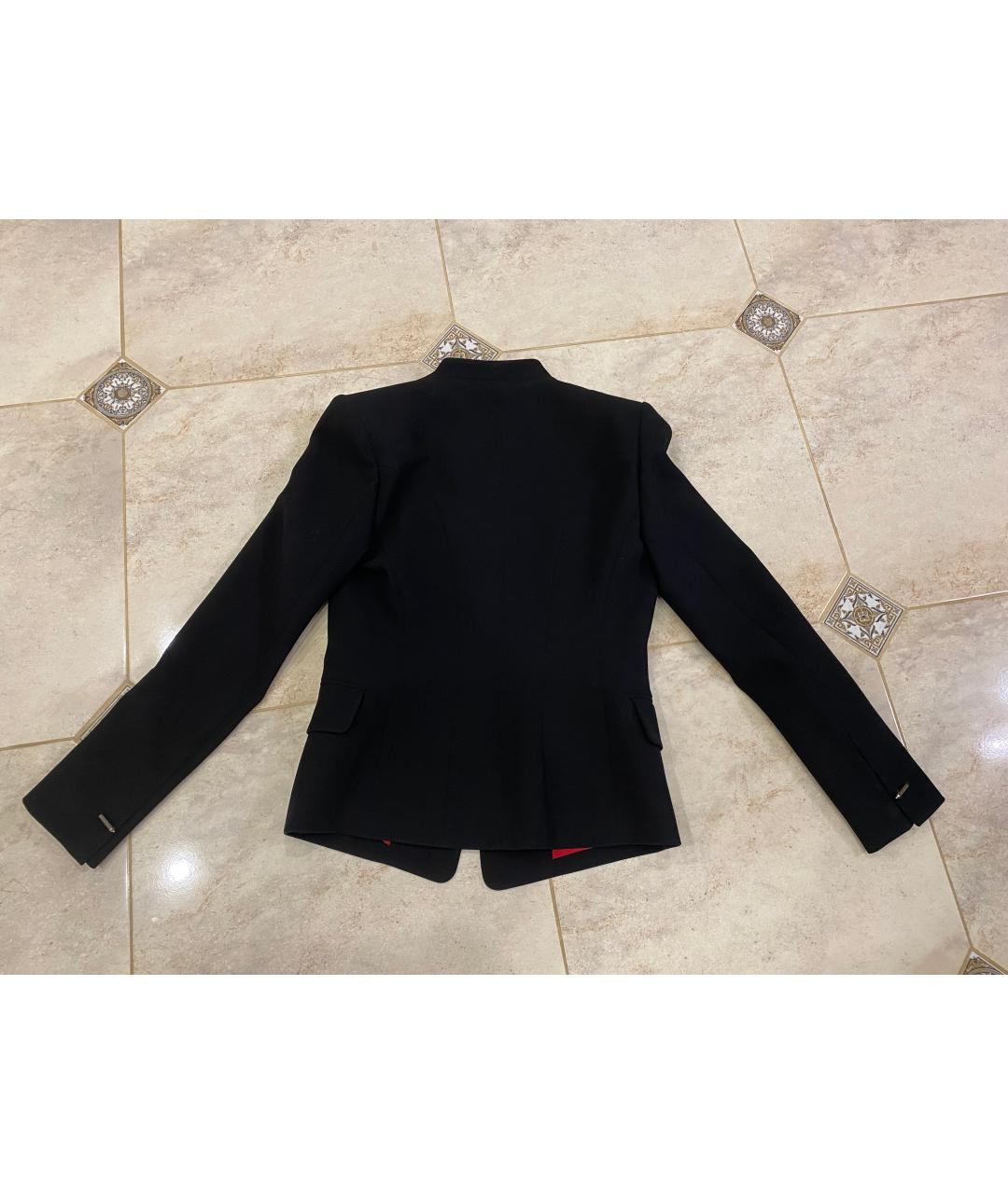 BARBARA BUI Черный полиэстеровый жакет/пиджак, фото 2