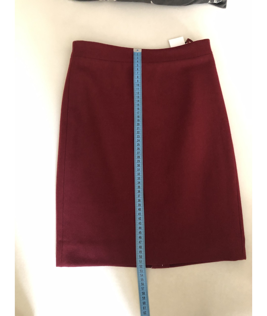 J.CREW Бордовая шерстяная юбка мини, фото 6