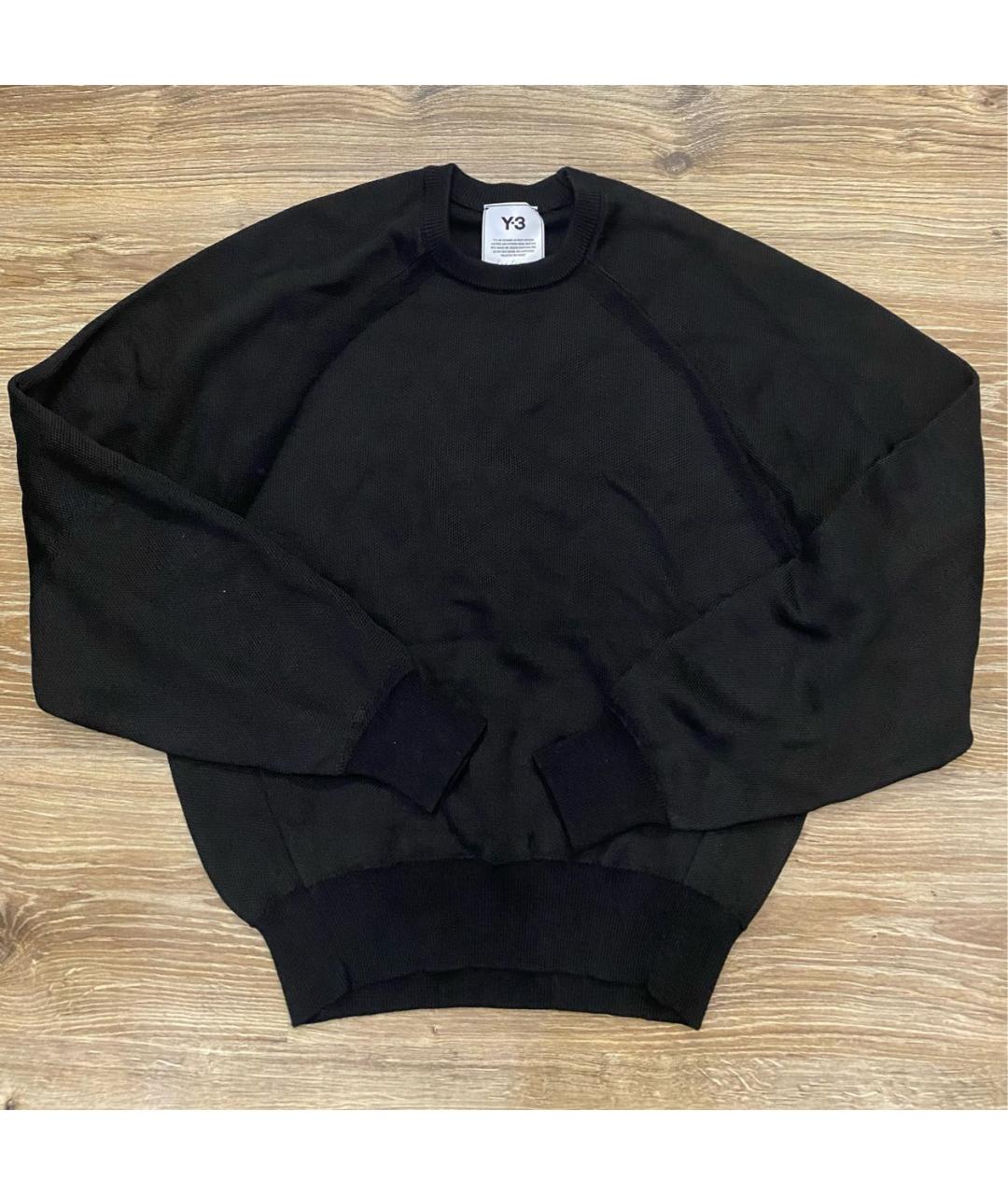 Y-3 Черный вискозный джемпер / свитер, фото 3