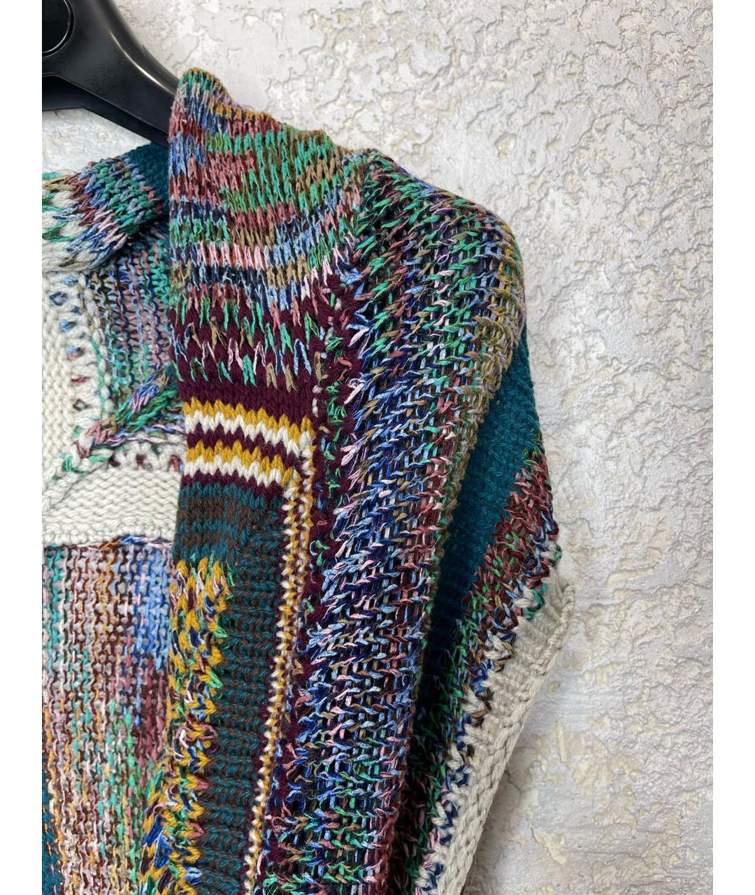 DRIES VAN NOTEN Мульти шерстяная жилетка, фото 4