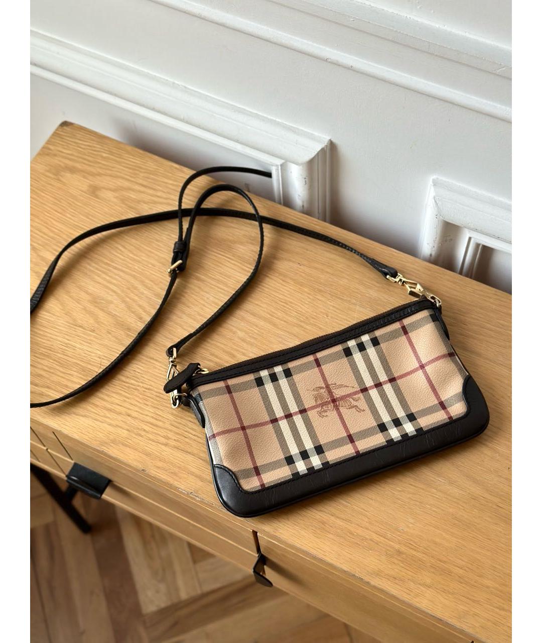 BURBERRY Бежевая сумка через плечо, фото 3